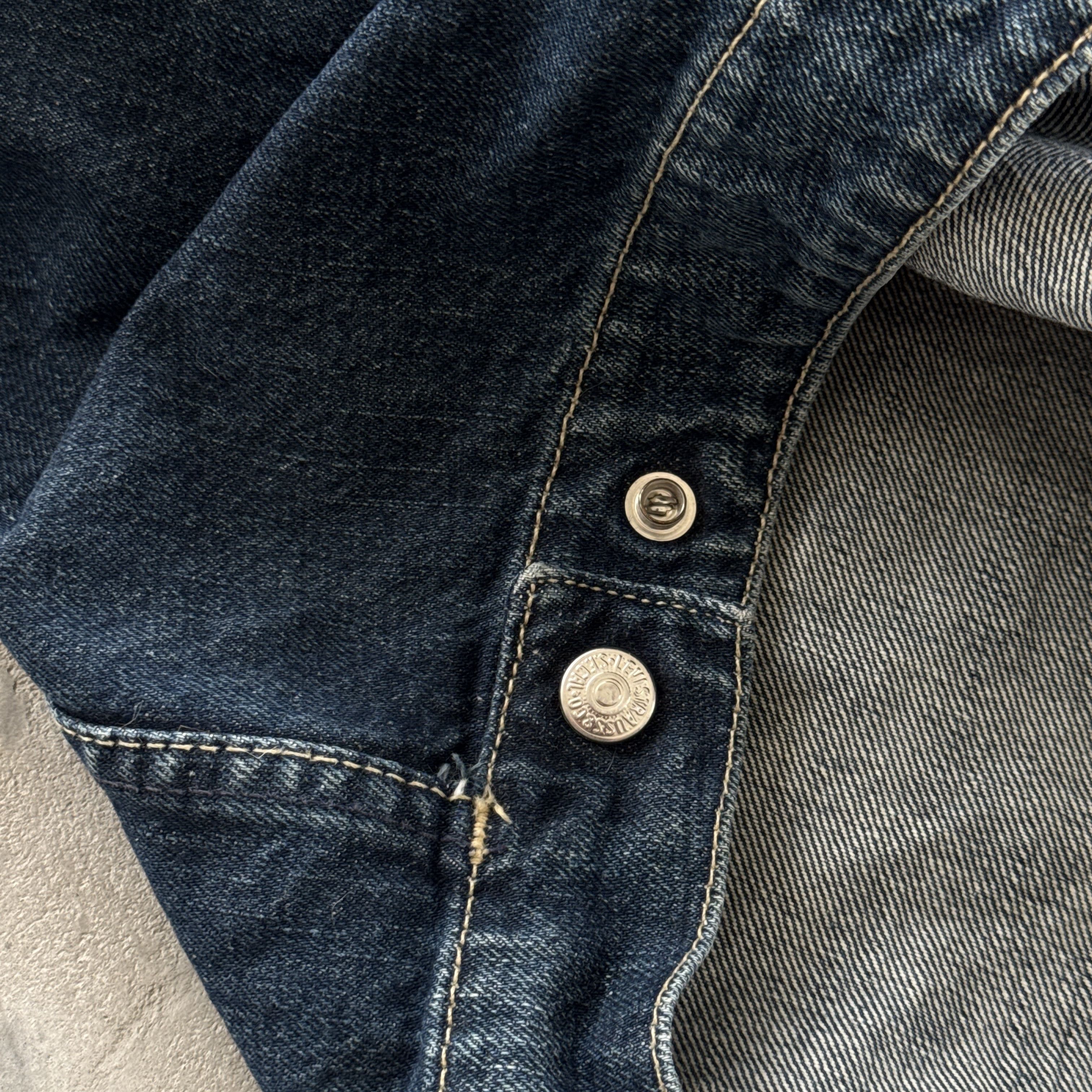 Levi's Levis Engineered Jeans Vintage Denim Trucker Jacket Size XL Size US XL / EU 56 / 4 - 7 Thumbnail