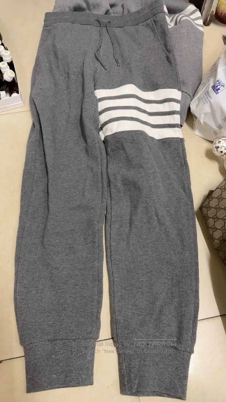 Thom Browne Thom Browne size 3 Gray hoodie and pants set Size US 42 / EU 58 - 2 Thumbnail