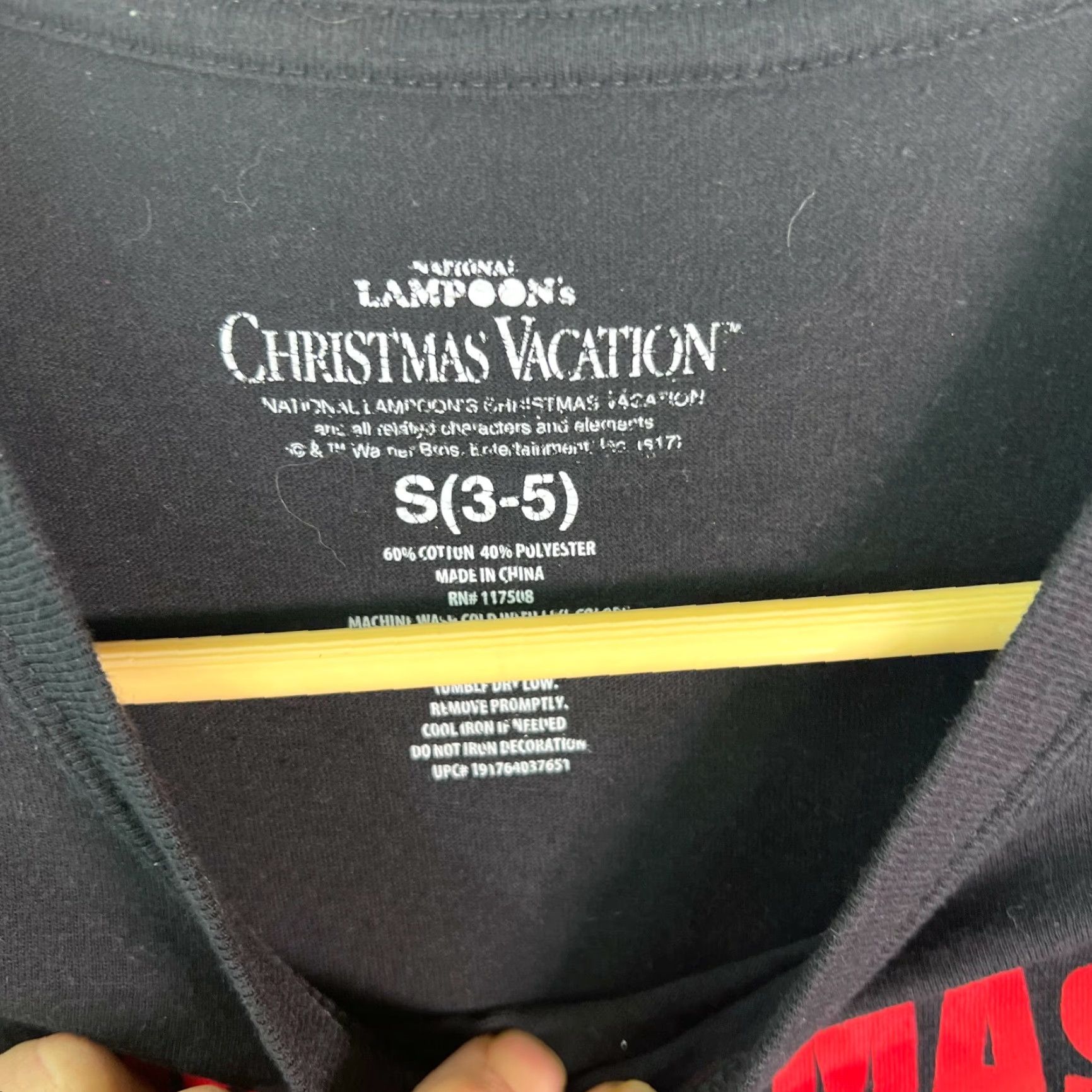 Vintage National Lampoons Christmas Vacation Graphic Print Black T Shirt Women Size S Size S / US 4 / IT 40 - 6 Thumbnail