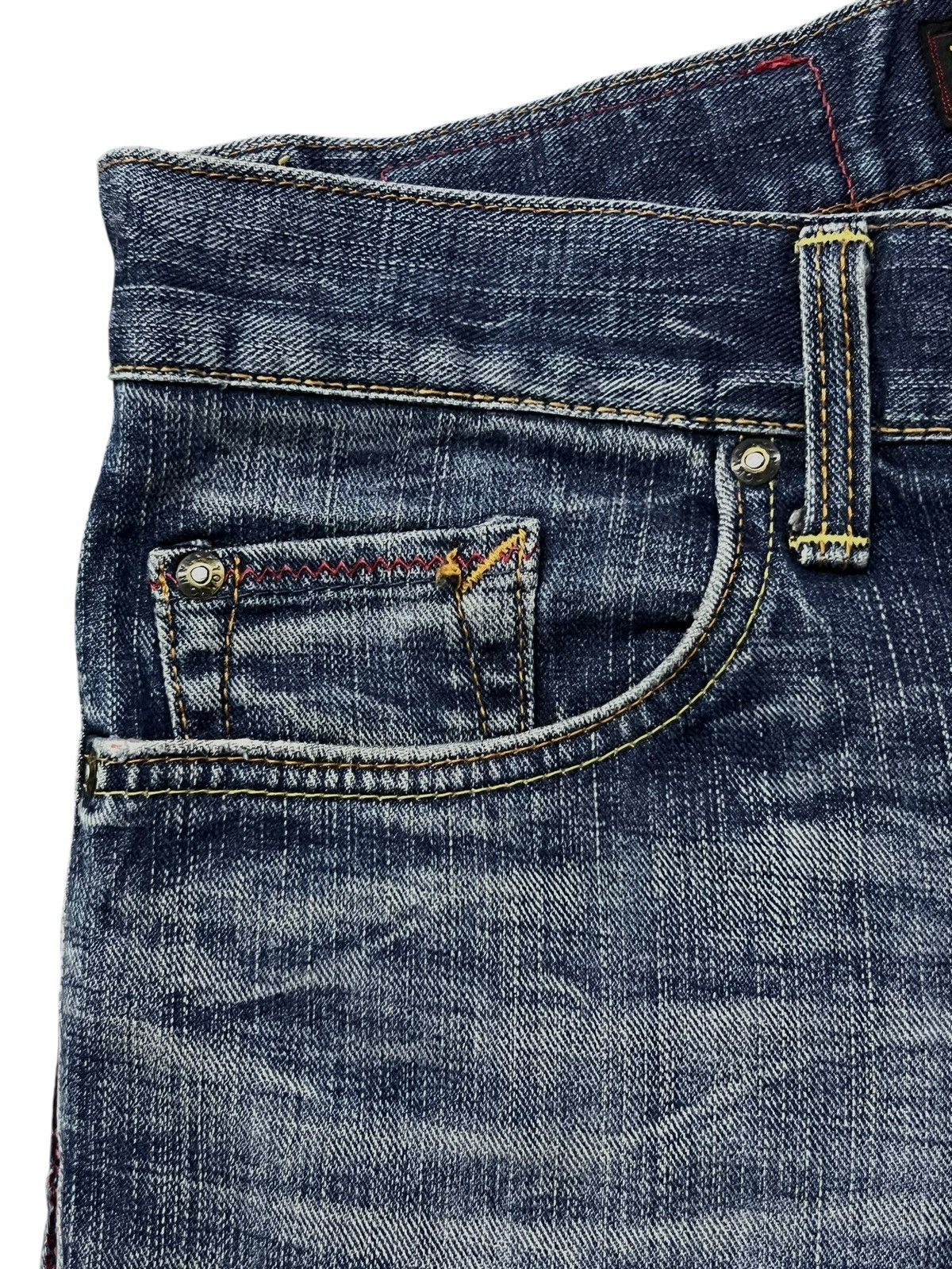 Edwin Vintage Edwin Blue Trip Japan - Faded Wash, Distressed Denim Size US 32 / EU 48 - 8 Thumbnail