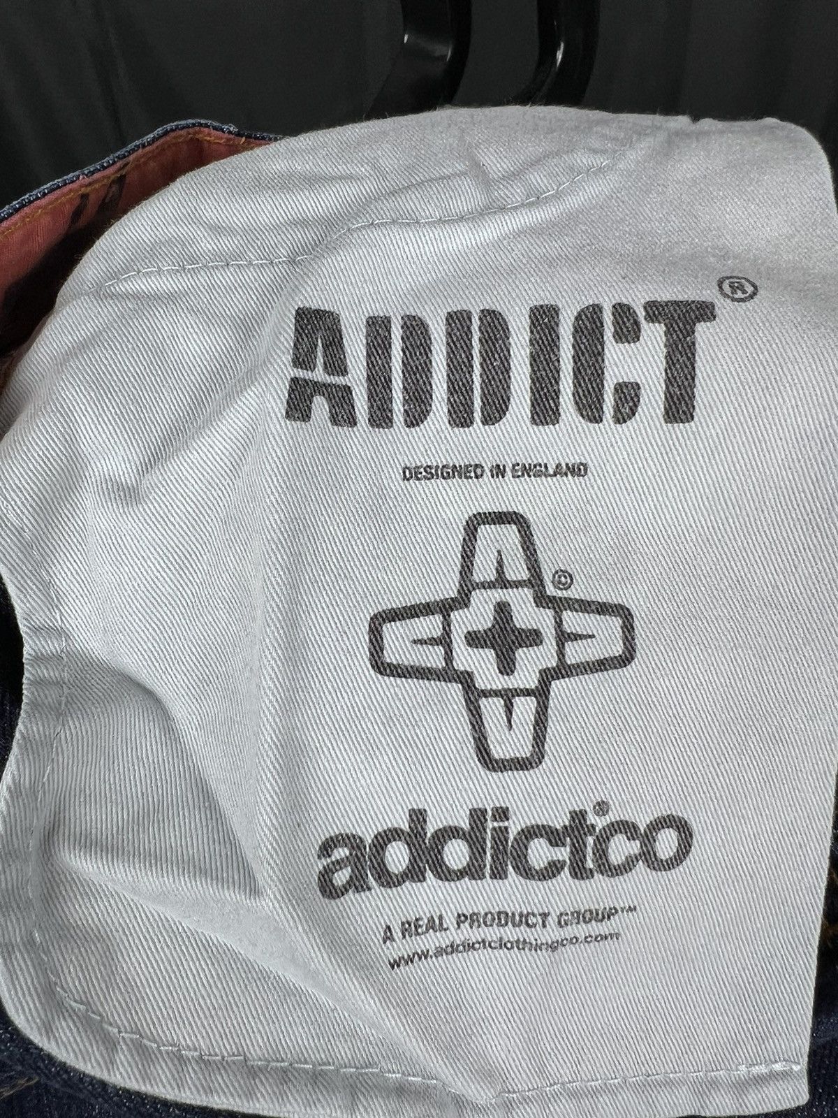 ADDICT × Addict Clothes Japan × Vintage 🔴 Vintage Addict clothing jeans Size US 28 / EU 44 - 9 Thumbnail