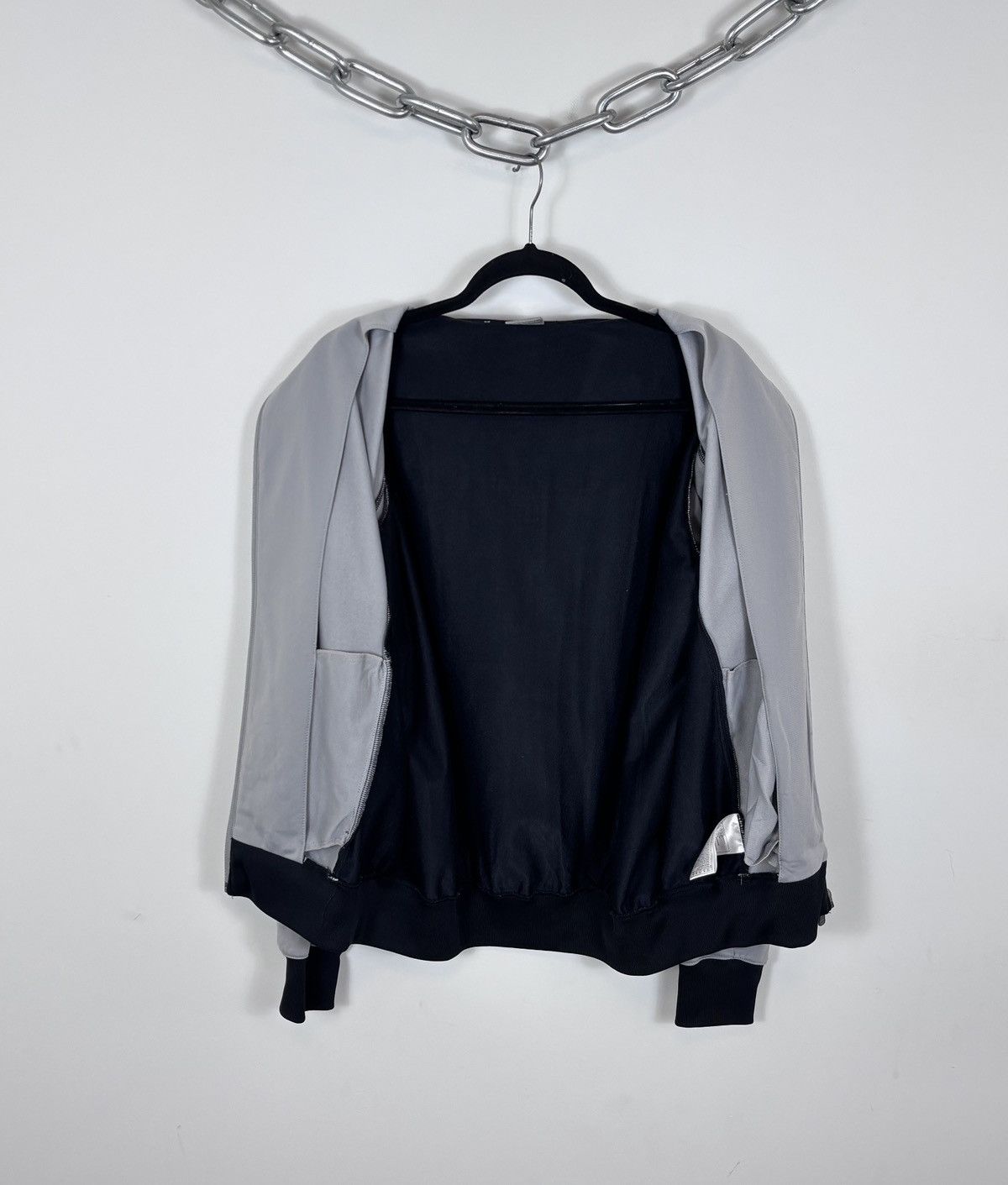 Nike Vintage Nike Y2K Swoosh Gray Retro Full Zip Track Top Jacket Size US M / EU 48-50 / 2 - 14 Thumbnail