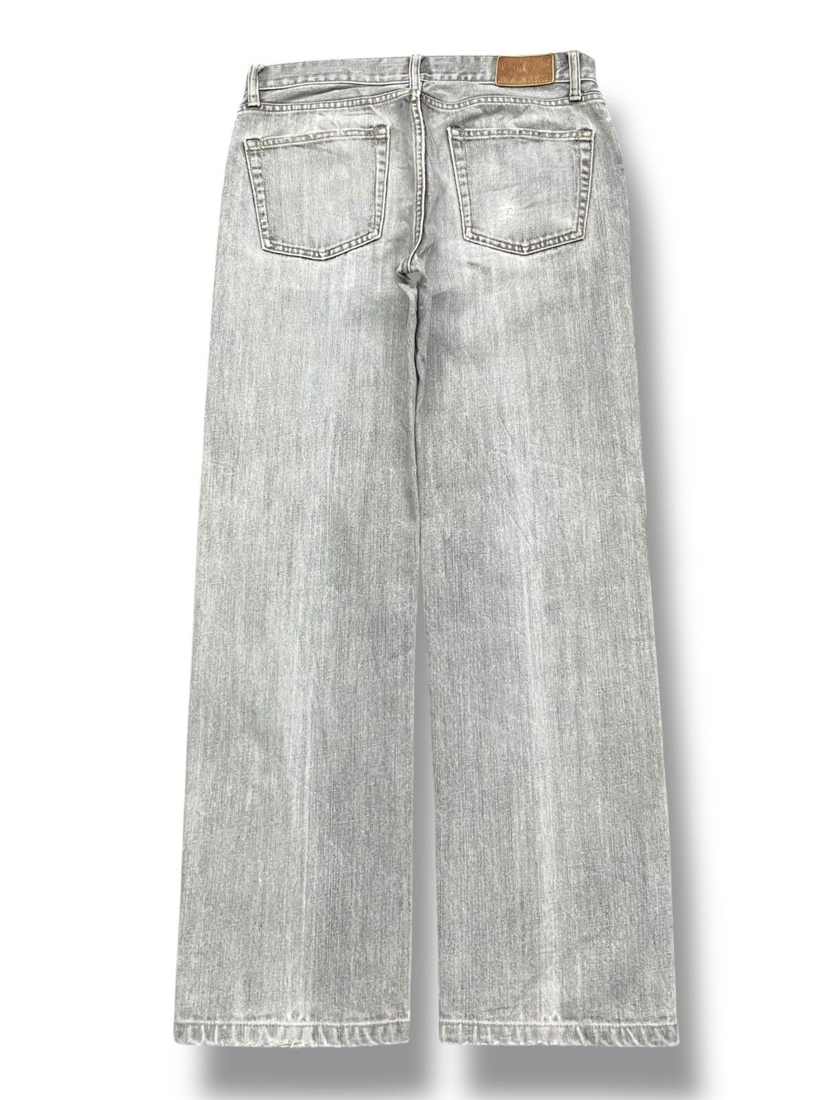Uniqlo Vintage Uniqlo S-002 Japan - Faded Grey Wash Jeans Size US 33 - 3 Thumbnail
