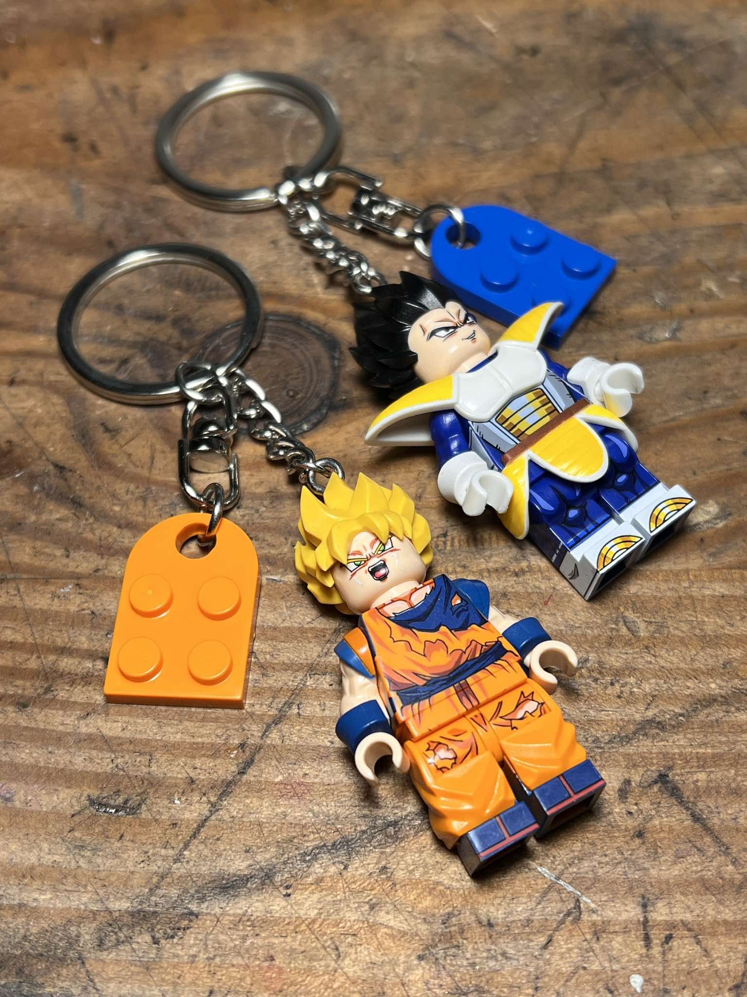 Other Dragon Ball Z Goku Vegeta anime minifigure keychain Size ONE SIZE - 2 Thumbnail