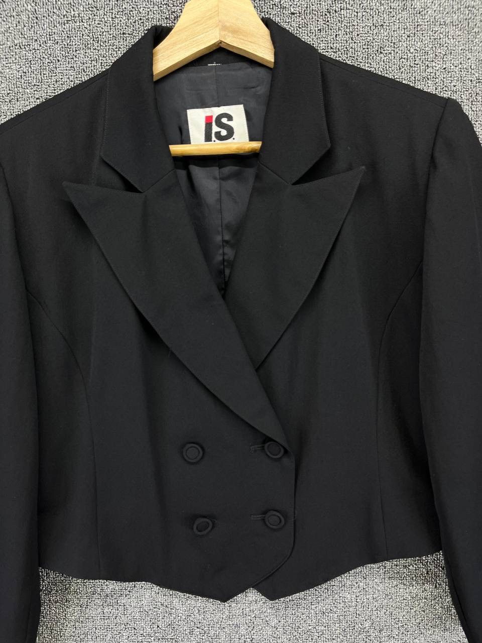 Issey Miyake Vintage 80s Issey Miyake Black Wool Coat Cardigan Jacket Size M / US 6-8 / IT 42-44 - 5 Thumbnail