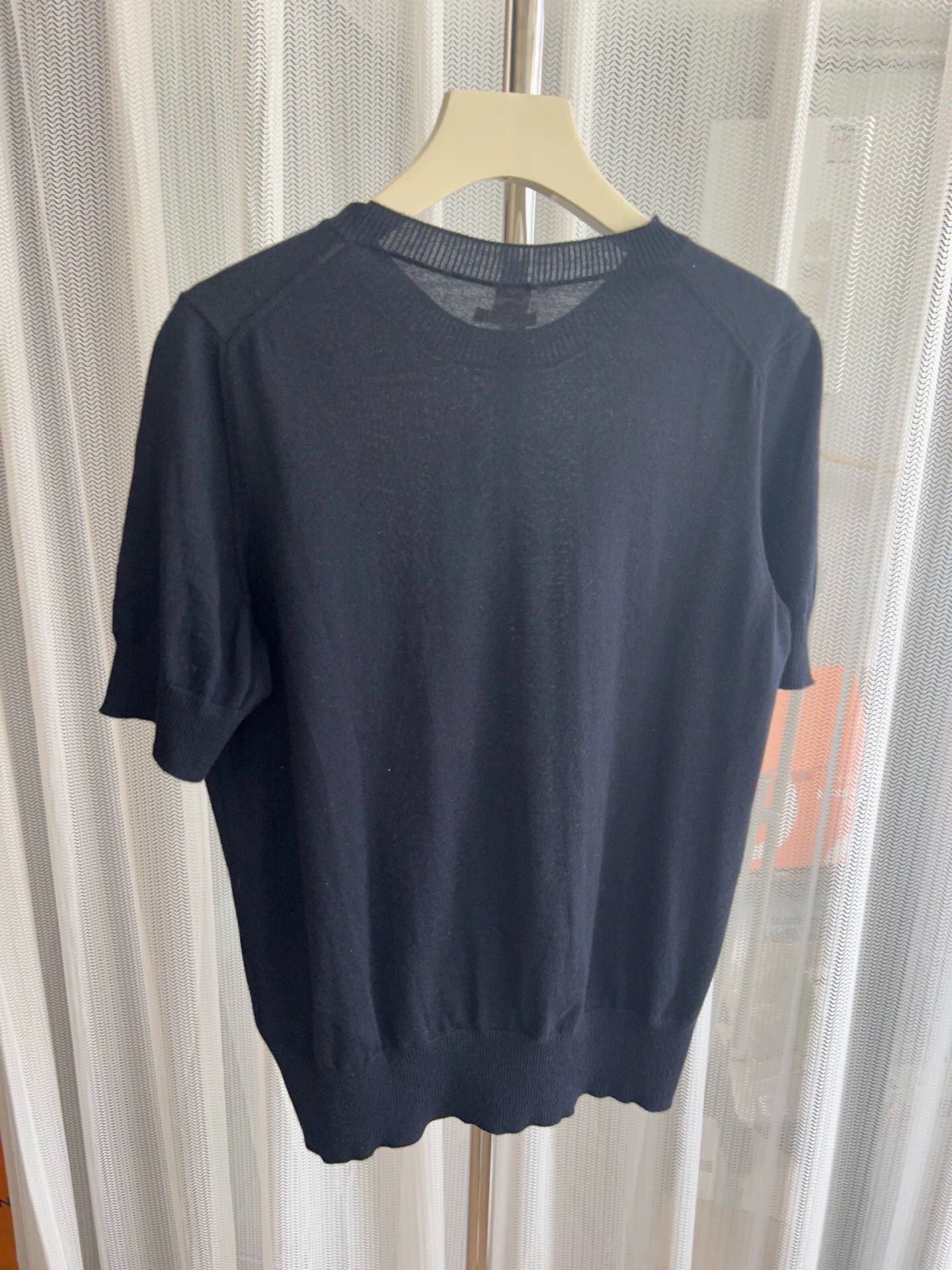 Hermes Hermes Black Knit T-Shirt 38 Size S / US 4 / IT 40 - 3 Thumbnail