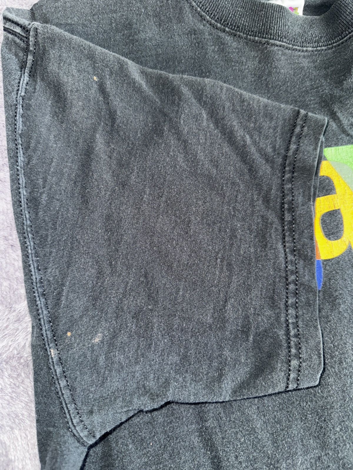 eBay eBay Logo Vintage T-Shirt Size US L / EU 52-54 / 3 - 3 Thumbnail