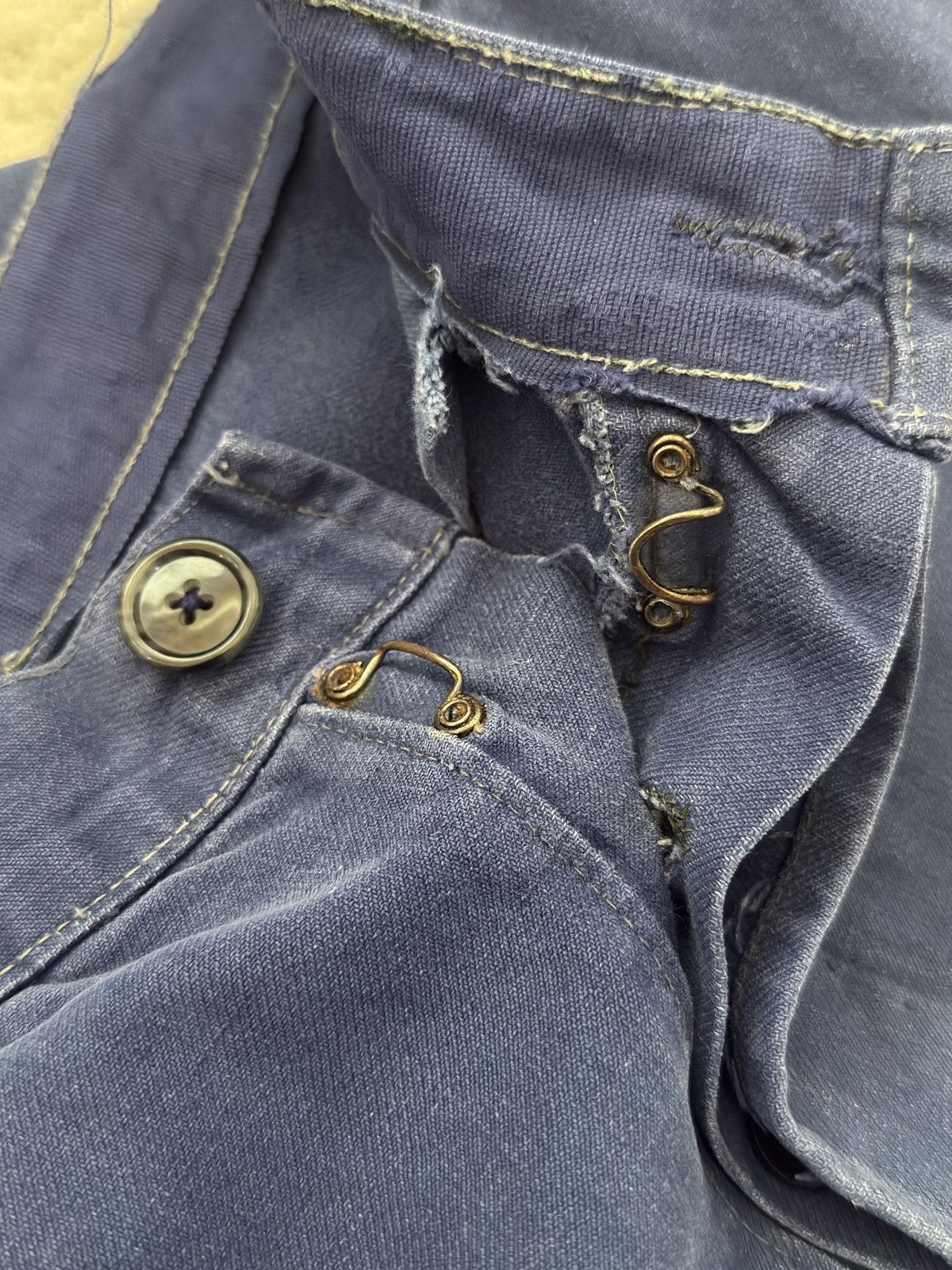 Vintage 1950's Vintage French Workwear Pants Size US 32 / EU 48 - 8 Thumbnail