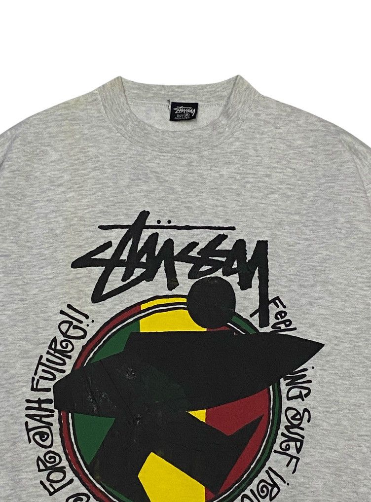 Stussy × Vintage Vintage Stussy Rasta Sweatshirt Size US M / EU 48-50 / 2 - 4 Thumbnail
