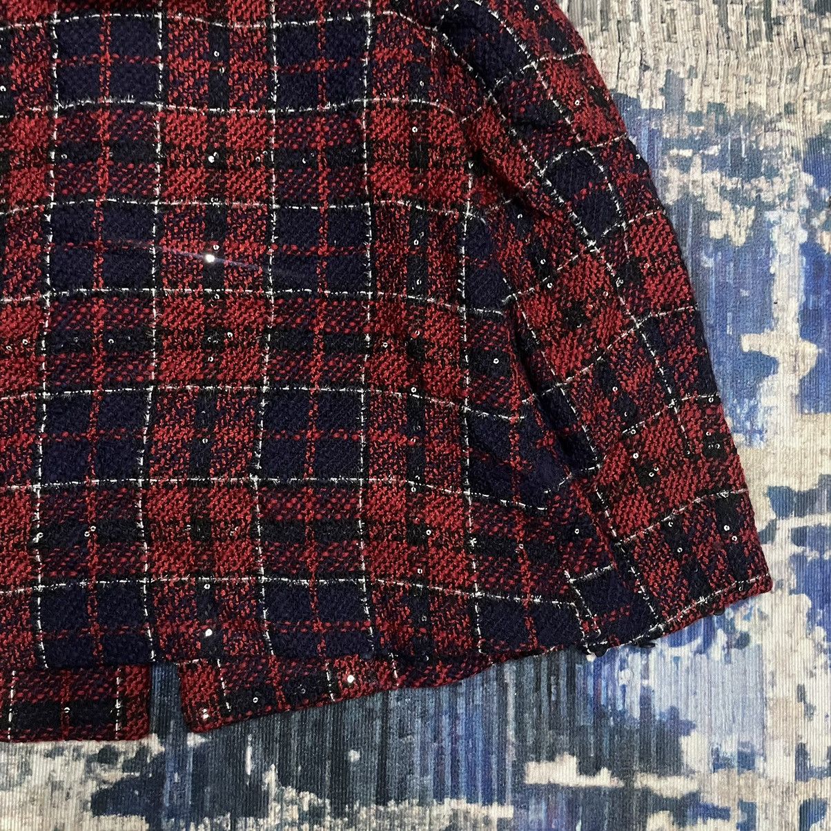 Le Grande Bleu (L.G.B.) Vintage Y2k Joias Gothic Punk Fur Lgb Style Button Jacket Size XS / US 0-2 / IT 36-38 - 15 Thumbnail