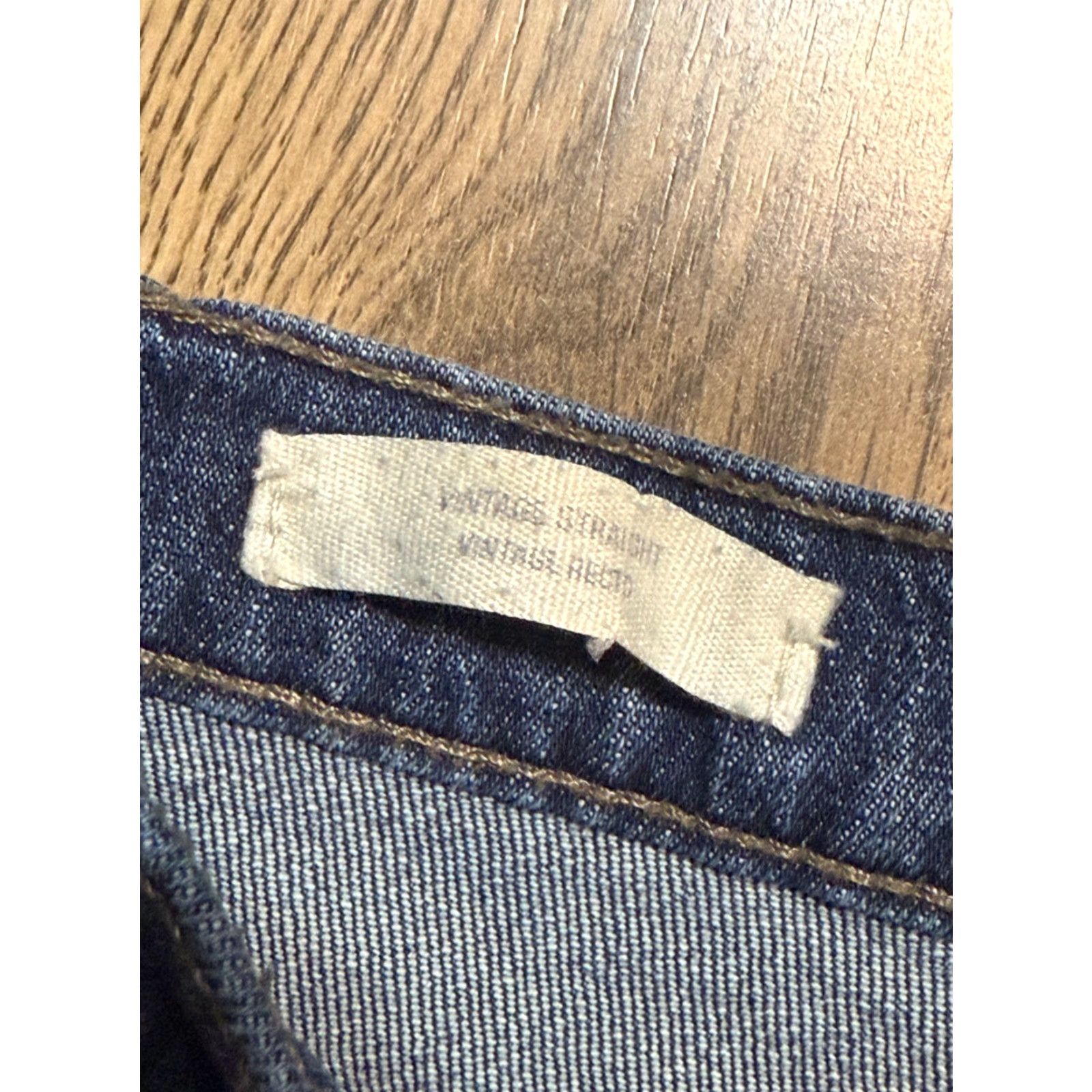 Vintage Universal Thread Jeans Women's 4 Blue Denim Regular Straight 5-Pocket Vintage? No Vintage 4 Womens Jeans Size 27" / US 4 / IT 40 - 4 Thumbnail
