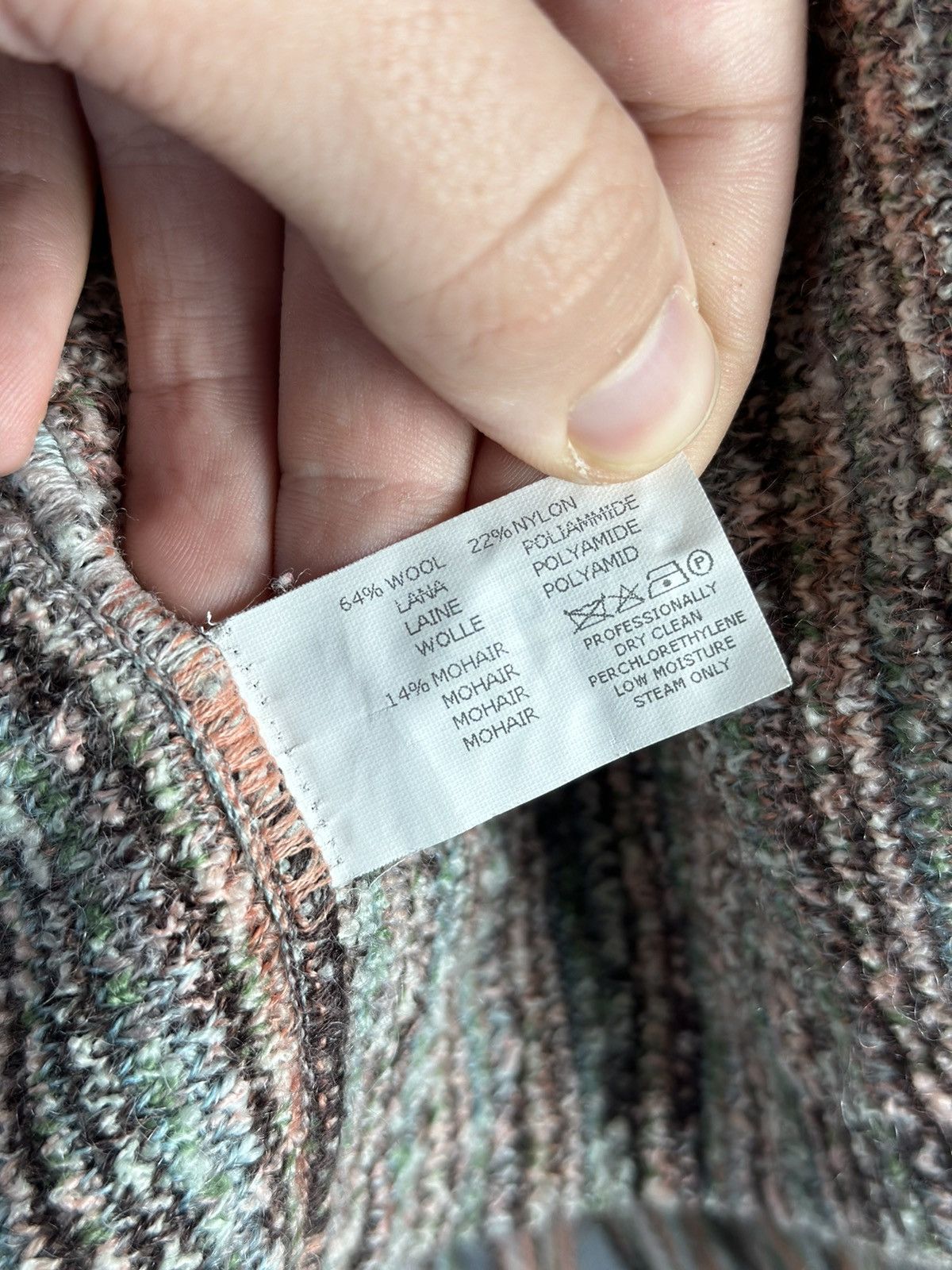 Designer × Missoni Missoni Womens Wool/Mohair Sweather Vest Size S / US 4 / IT 40 - 13 Thumbnail