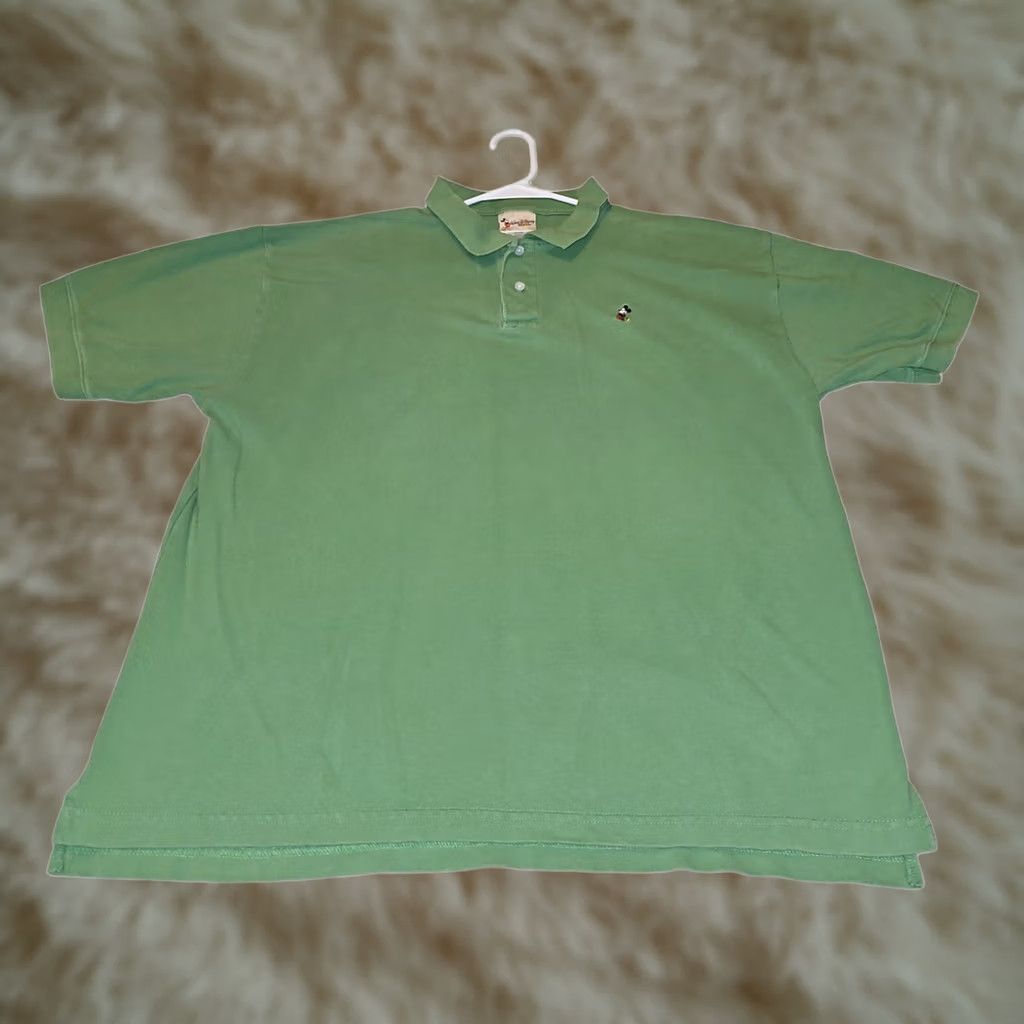 Disney Walt Disney Mens XL Green World Polo Men Short Sleeve Embroidered Vacation Fun Size US XL / EU 56 / 4 - 1 Thumbnail