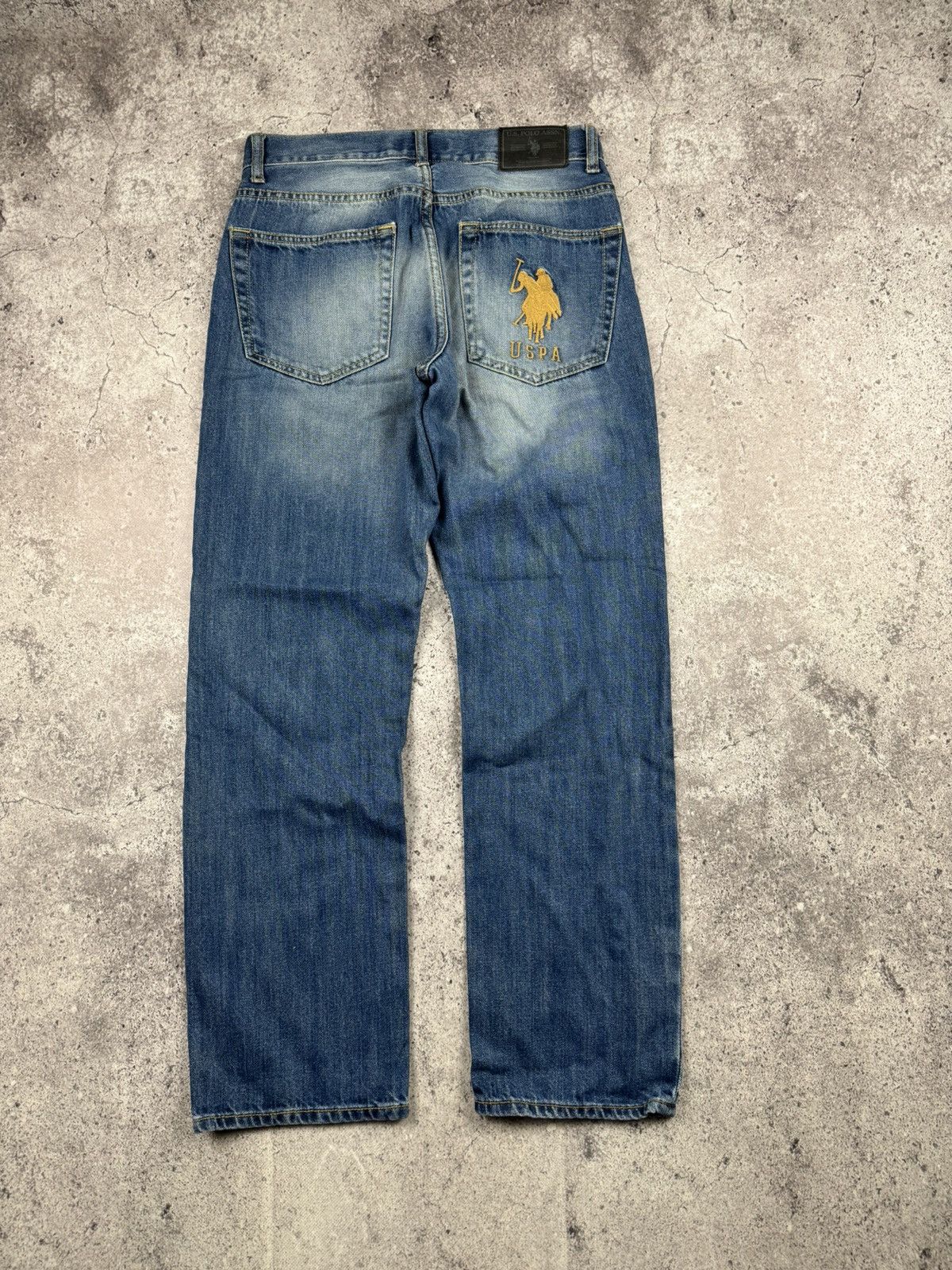 Vintage POLO RALPH LAUREN BIG PONY BAGGY DENIM JAPANESSE JEANS Size US 30 / EU 46 - 3 Thumbnail