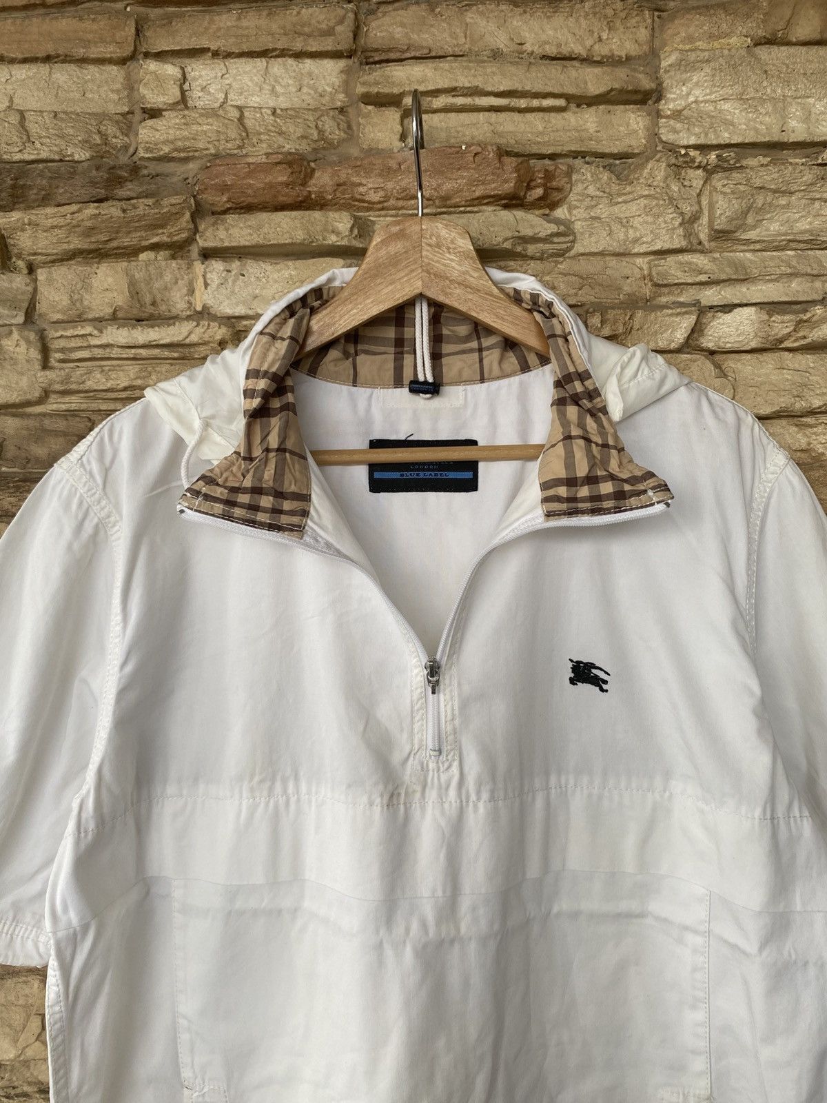 Burberry Vintage Burberry Nova Check Black Label Windbreaker Jacket Size US L / EU 52-54 / 3 - 10 Thumbnail