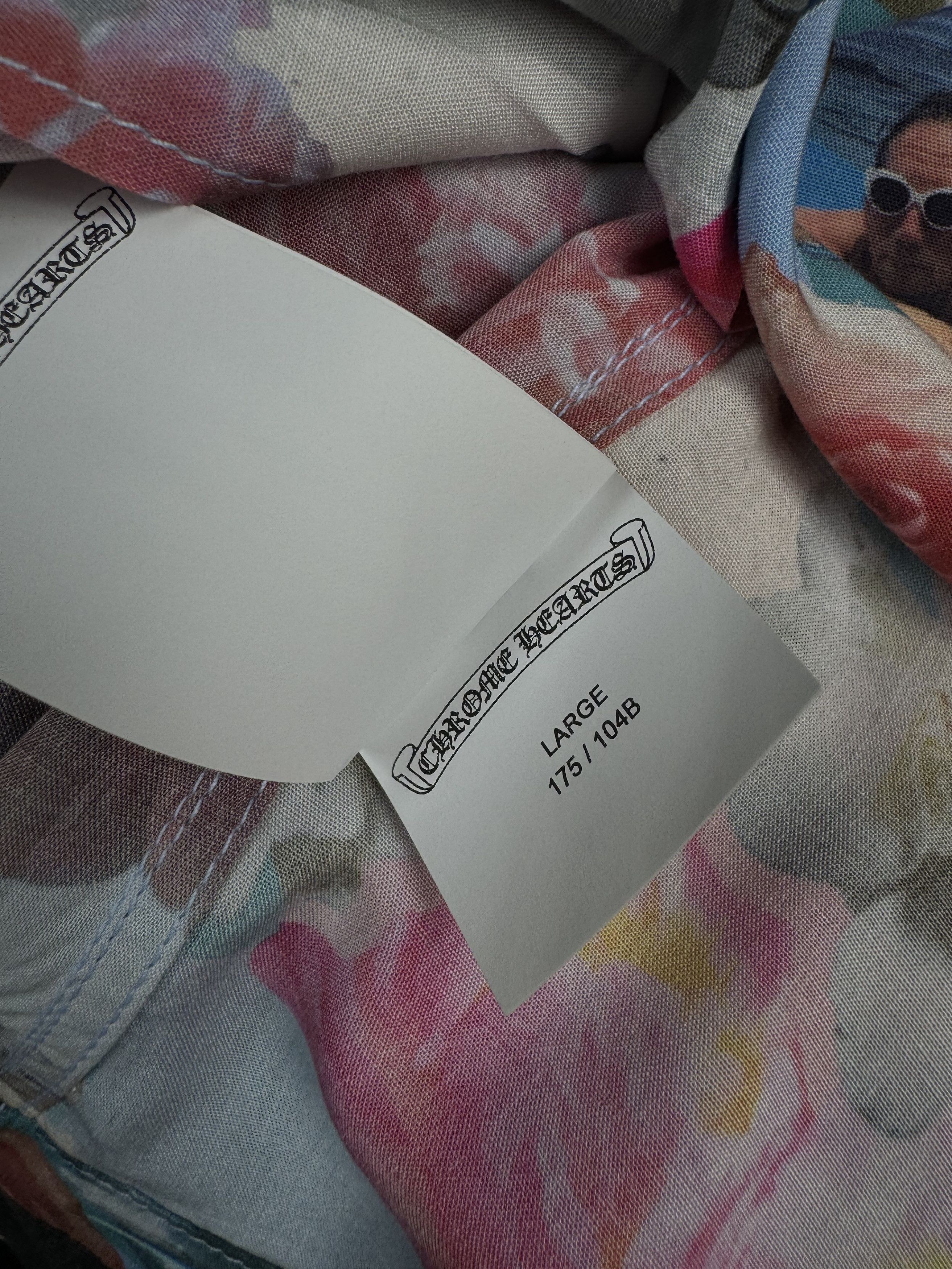 Chrome Hearts CH Silk Button Up Size US L / EU 52-54 / 3 - 13 Thumbnail