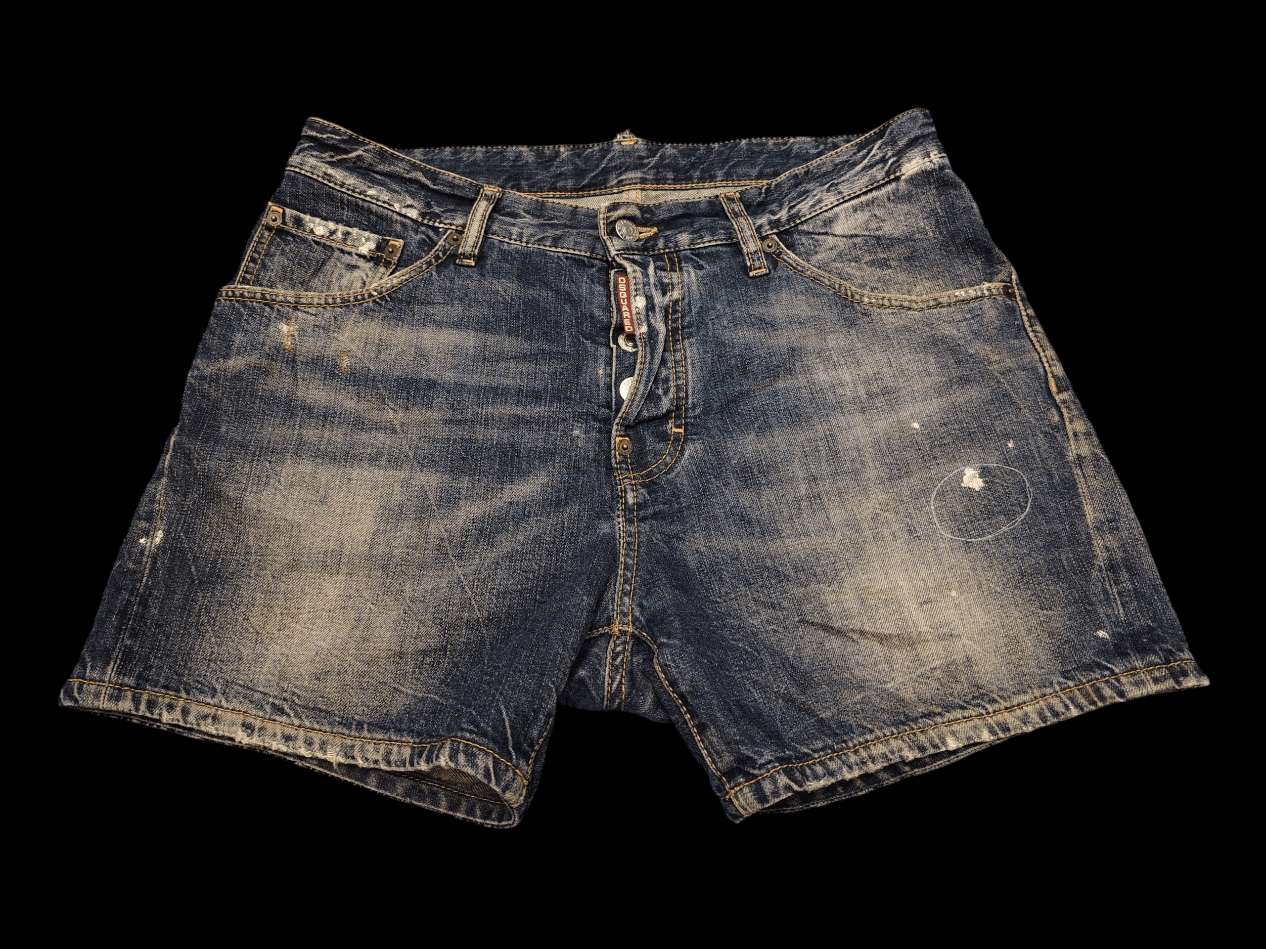 Dsquared2 Distressed Denim Dsquared2 Short Jeans Size US 33 - 1 Thumbnail