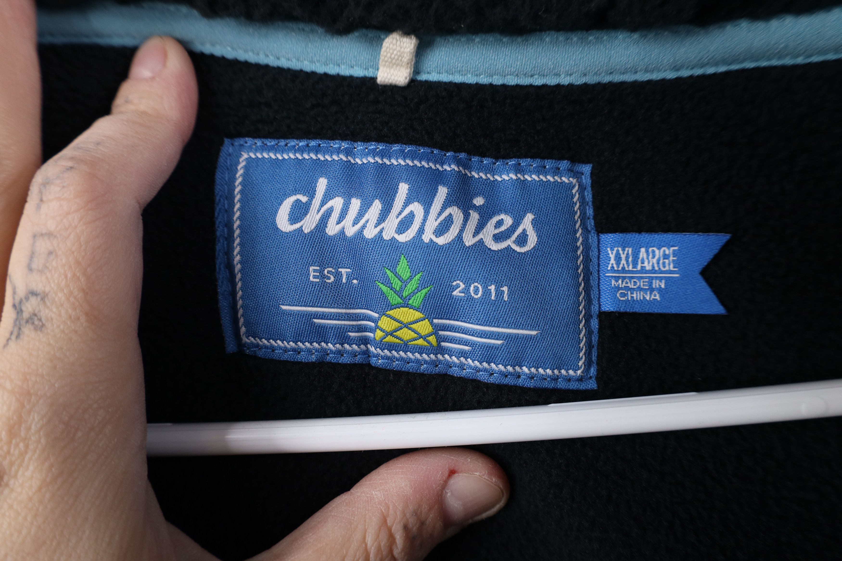 Chubbies Chubbies Deep Pile Fleece Half Zip Pullover Sweater Black Size US XXL / EU 58 / 5 - 9 Thumbnail