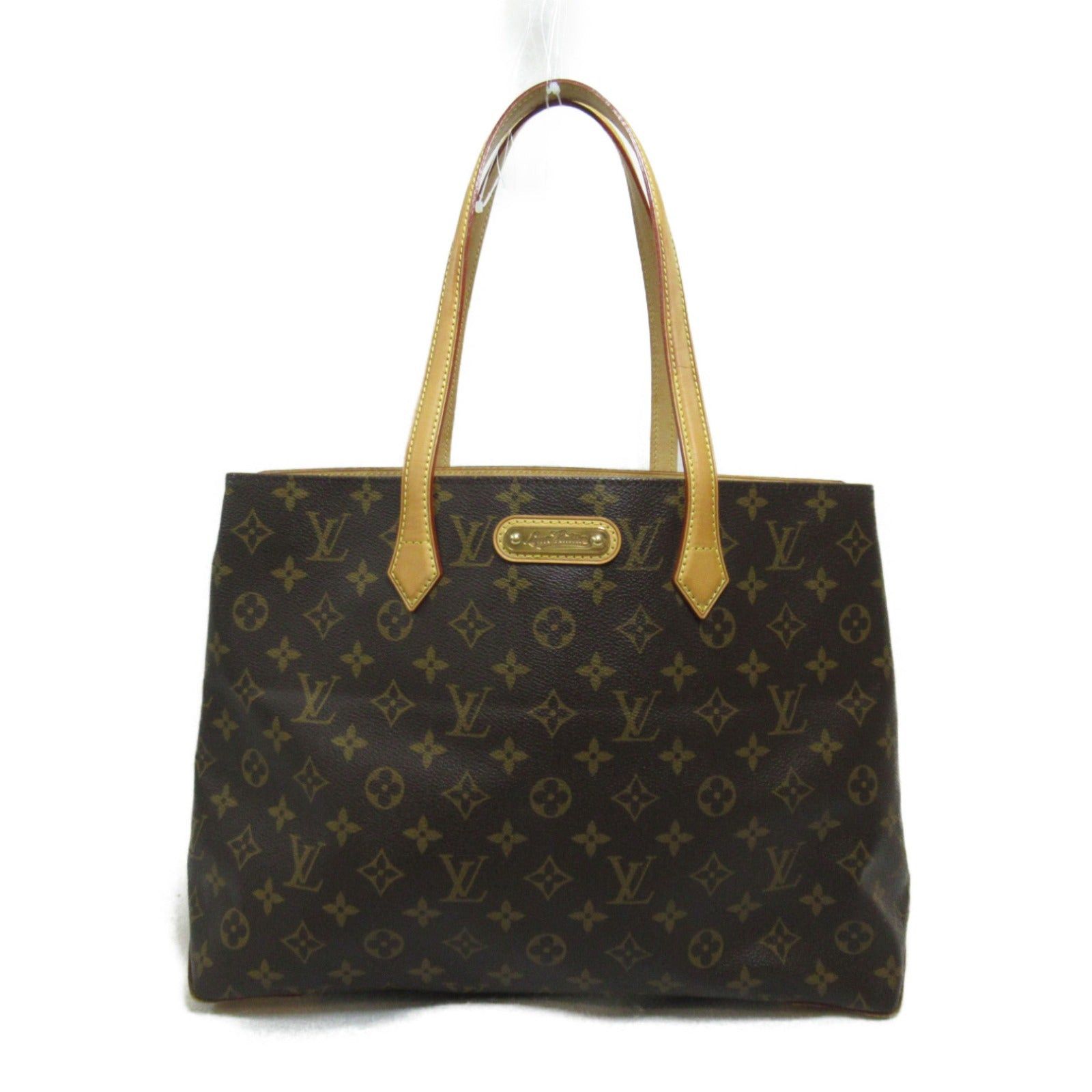 Louis Vuitton Louis Vuitton Wilshire Mm Shoulder Bag Coated Canvas Monogram Brown Size ONE SIZE - 1 Thumbnail