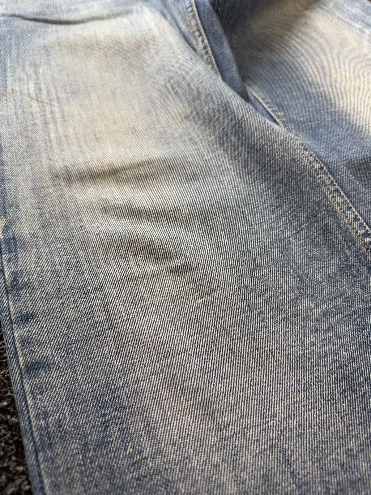 Diesel Luxury 00s Y2K Dirty Diesel Larkee Straight Leg Faded Jeans Size US 34 / EU 50 - 14 Thumbnail
