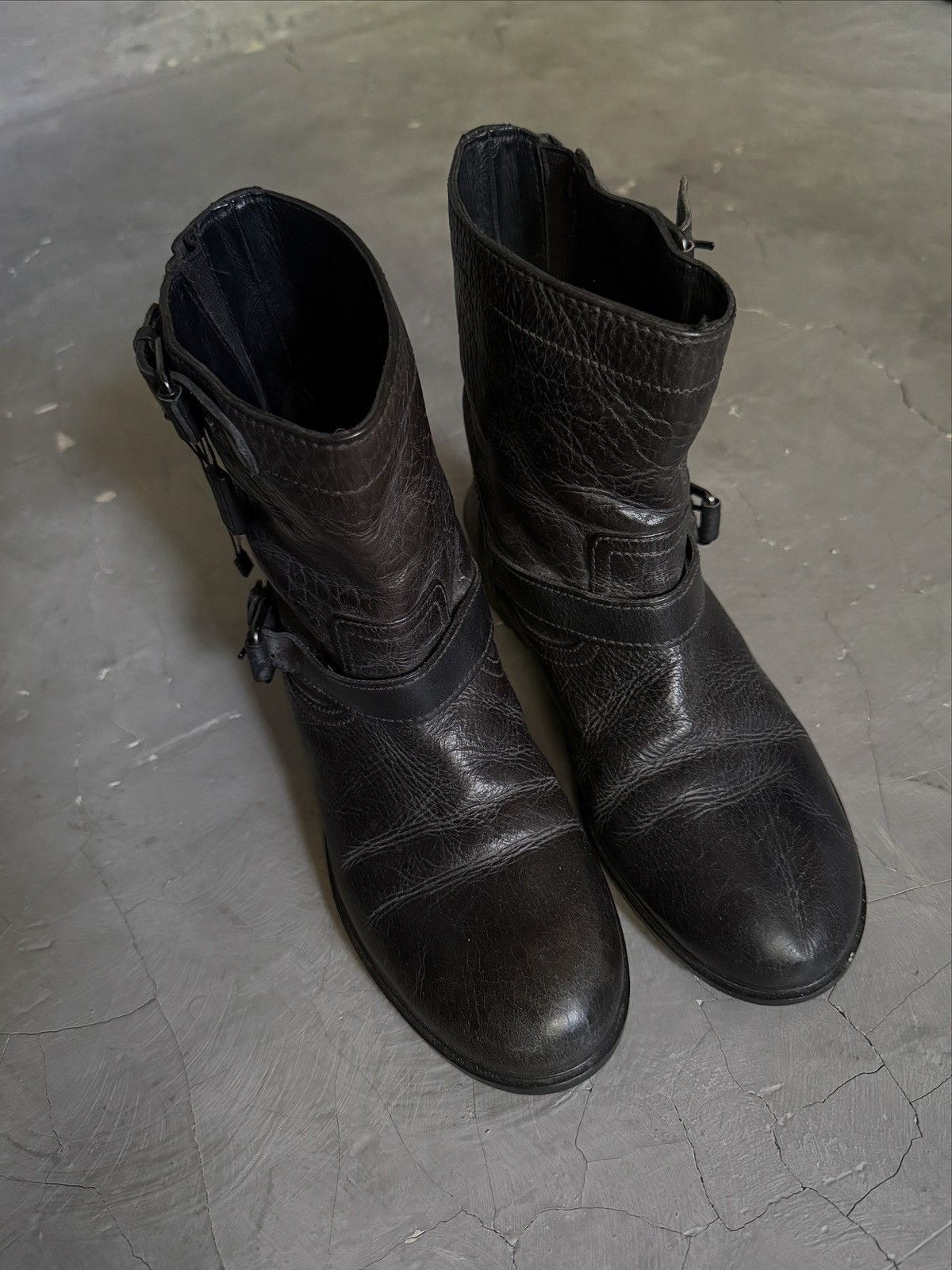 Massimo Dutti 2000s Massimo Dutti Engineer Boots Y2K Size US 9 / IT 39 - 3 Thumbnail