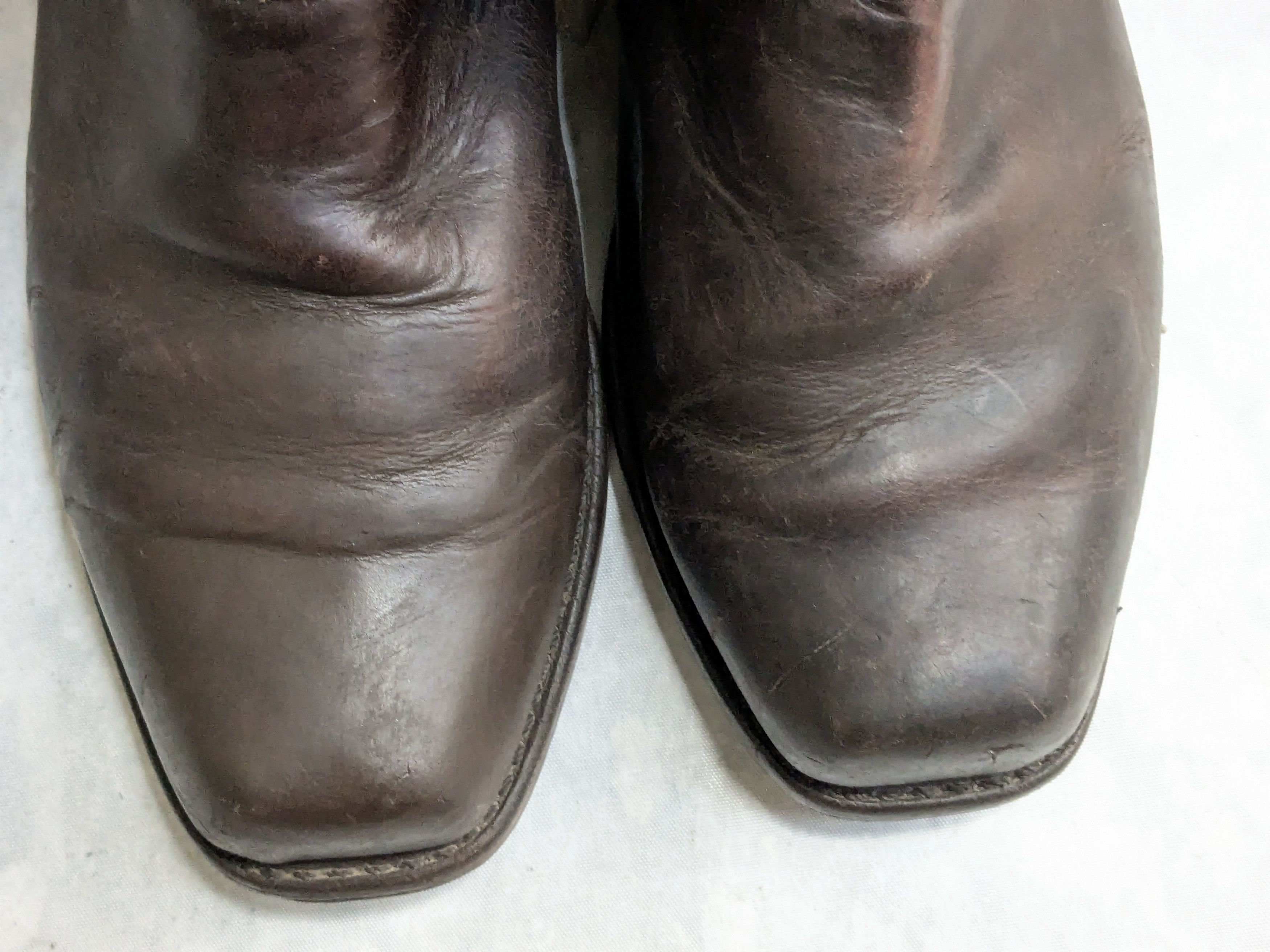 Frye Frye Harness Boots Brown 10.5 M Leather Buckle Strap Size US 10.5 / EU 43-44 - 2 Thumbnail