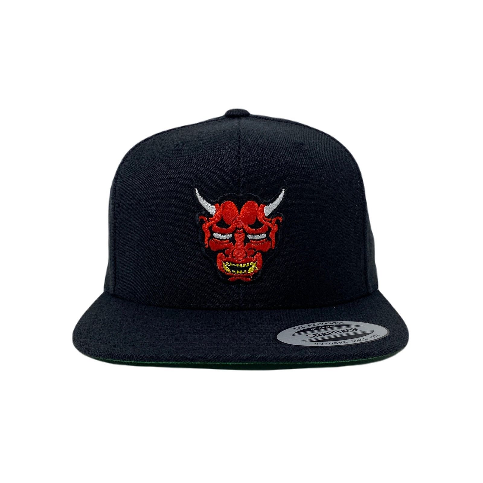 Other Oni Mask Red Snapback Hat Size ONE SIZE - 2 Thumbnail