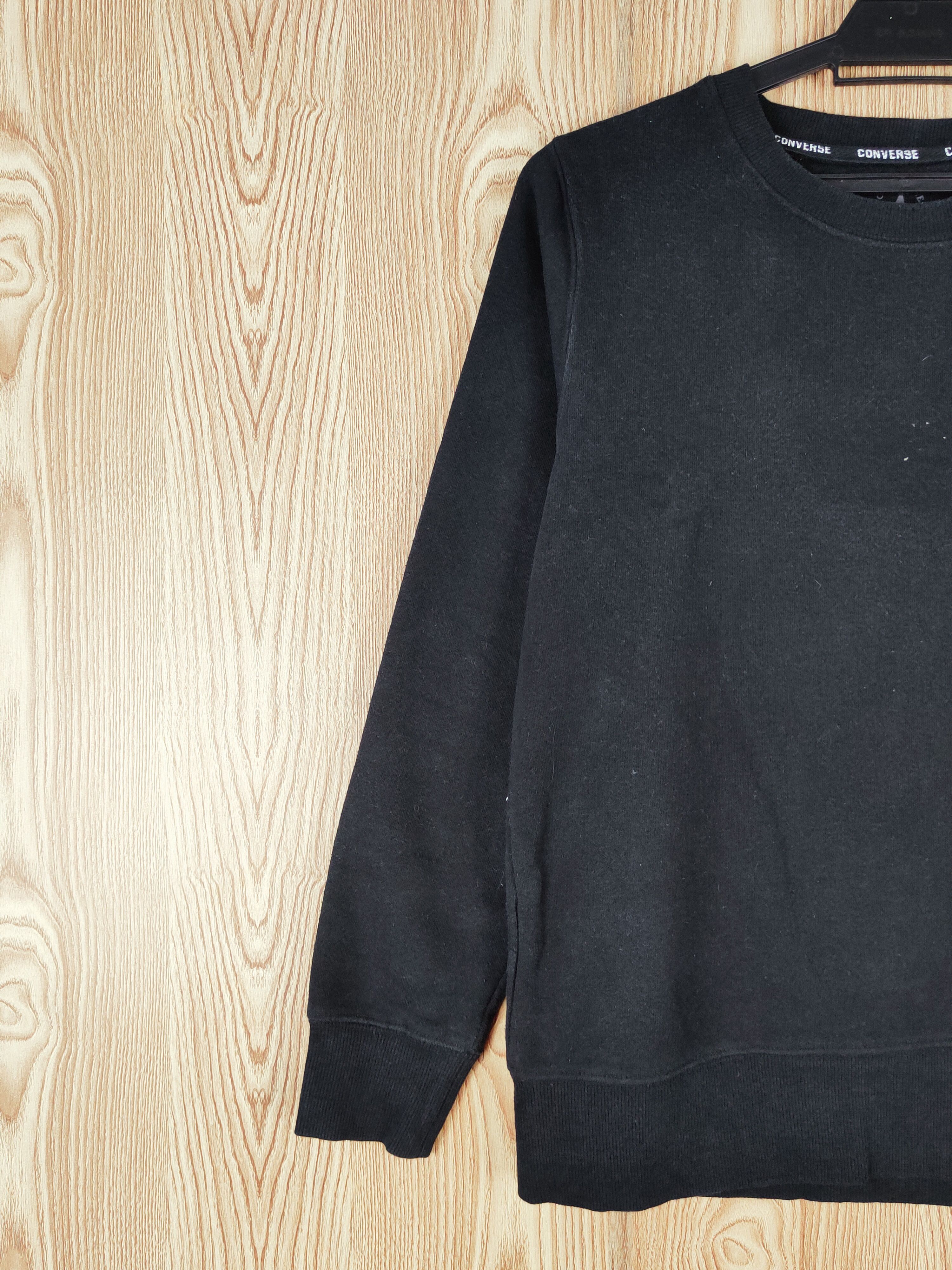 Converse × Vintage Vintage Converse Black Sweatshirts (rare cool design) Size L / US 10 / IT 46 - 3 Thumbnail