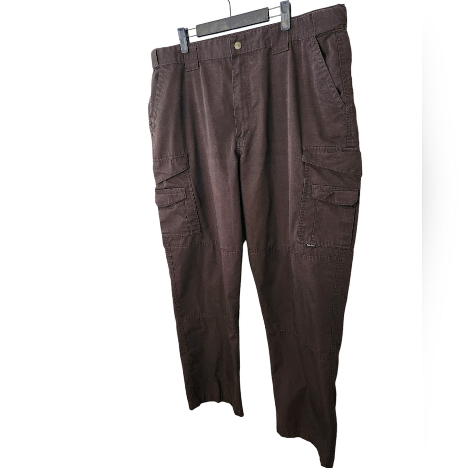 Tru-Spec Tru Spec Mens Utility tactical rip stop Pants brown 42/32 Size US 42 / EU 58 - 6 Thumbnail