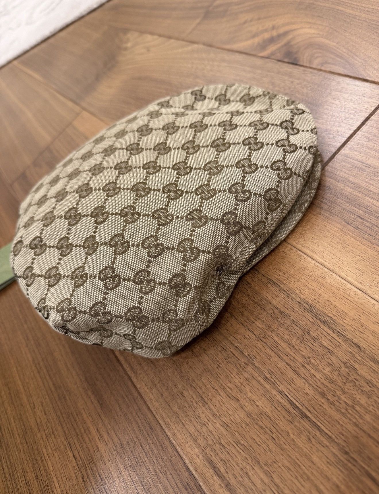 Gucci *NEW* GUCCI GG Monogram Flat Cap Hat Logo Demna Runway Size ONE SIZE - 5 Thumbnail