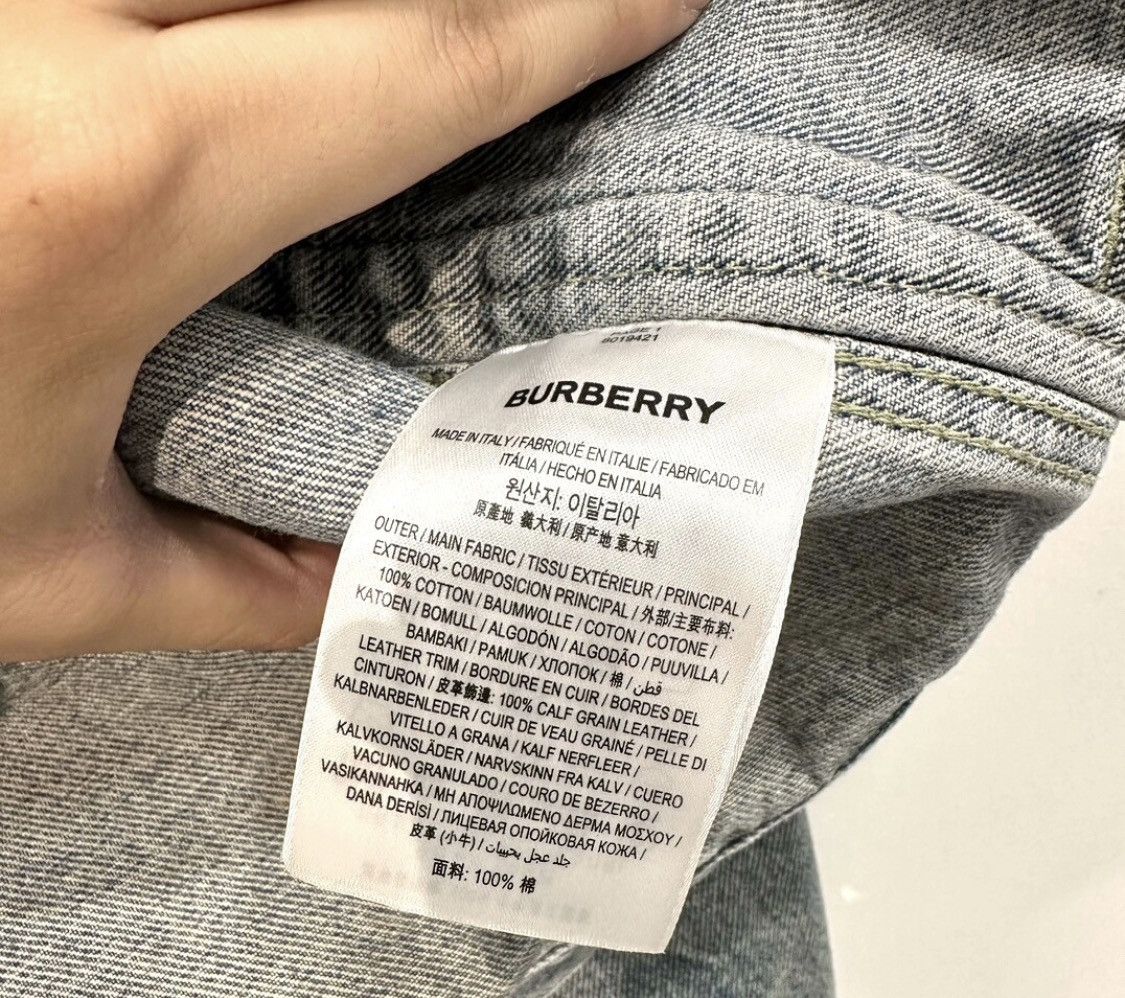 Burberry Burberry Burberry Denim Jacket Size 48 Classic Style-2507 Size US S / EU 44-46 / 1 - 6 Thumbnail