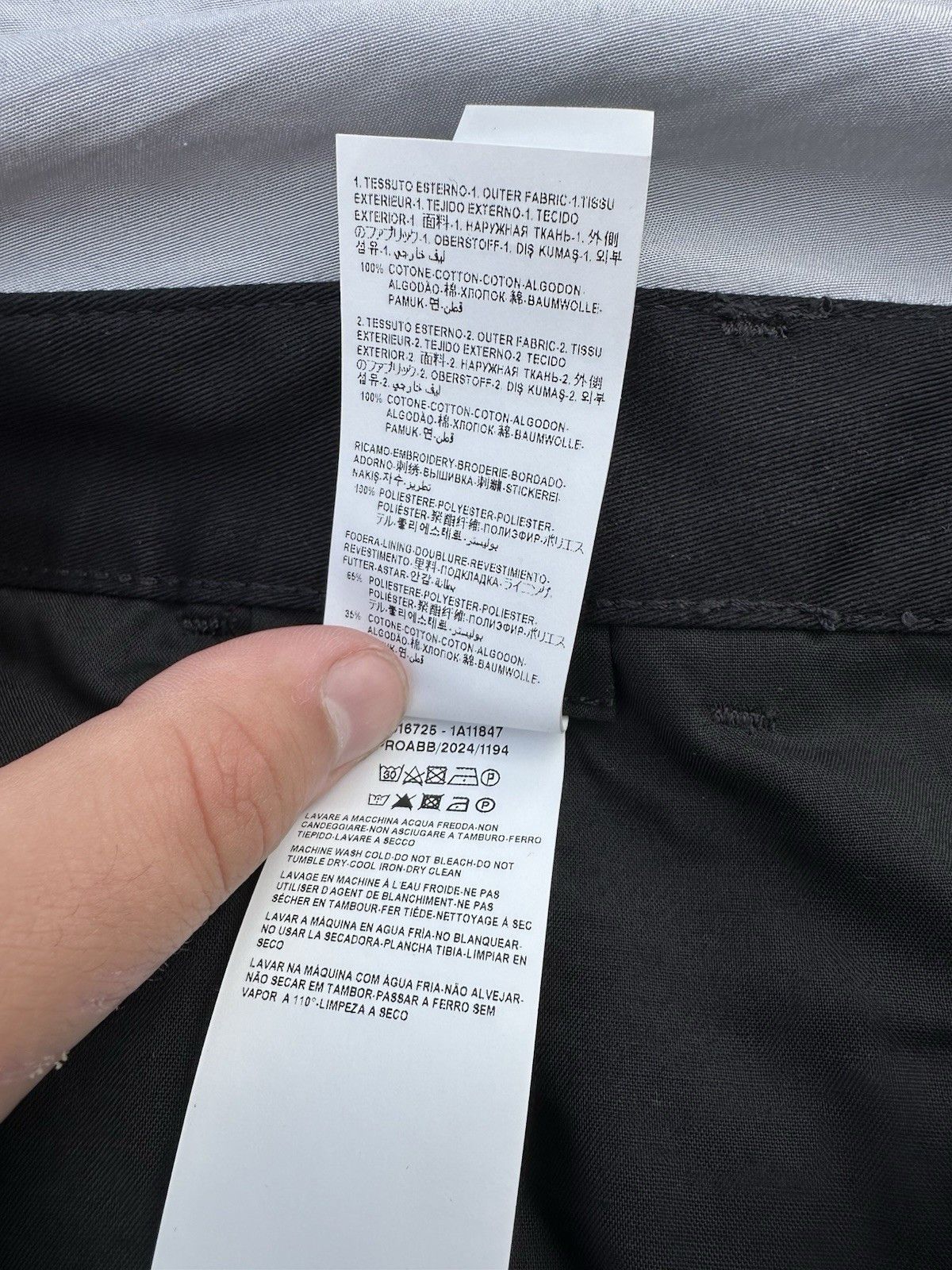Versace Versace Dress Pants With Vines Inside Pockets Retail $1,400 Size US 36 / EU 52 - 6 Thumbnail