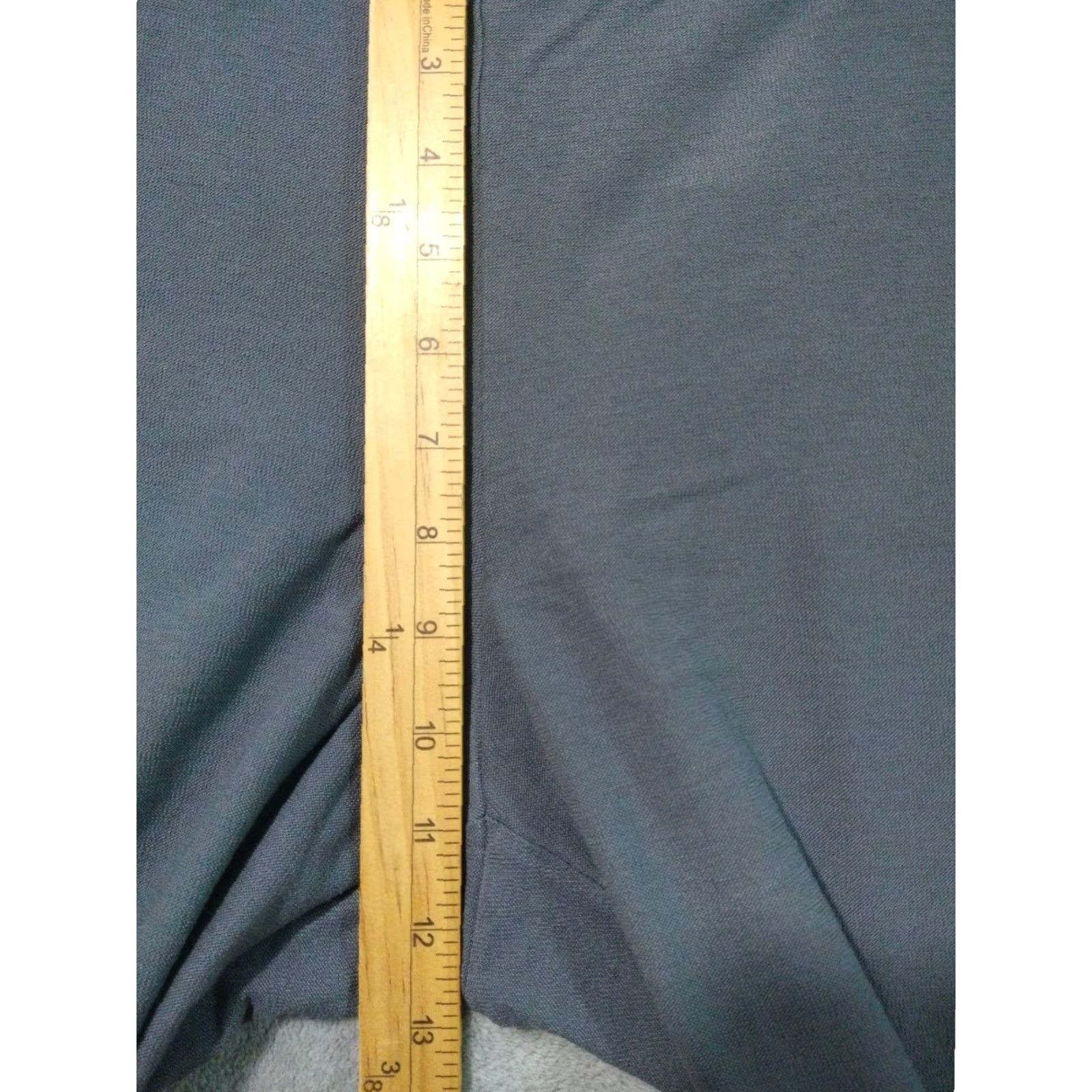 Eileen Fisher Eileen Fisher Pants Womens 1X Gray Crepe Slim Ankle Washable Stretch System Size 40" / US 18 - 4 Thumbnail