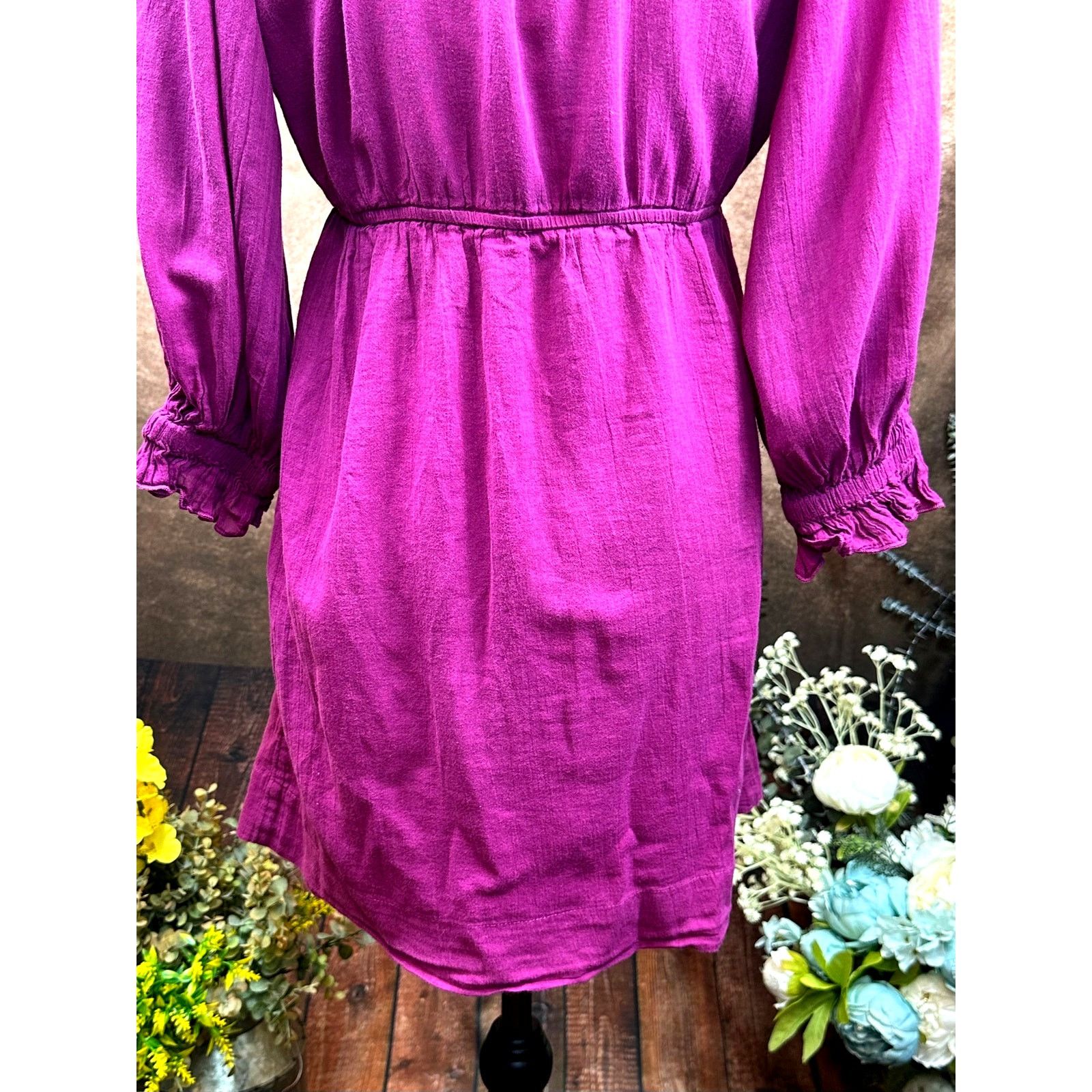 Free People Free People Ruffled Collar Morning Light Mini Dress/Top XS Size XS / US 0-2 / IT 36-38 - 10 Thumbnail