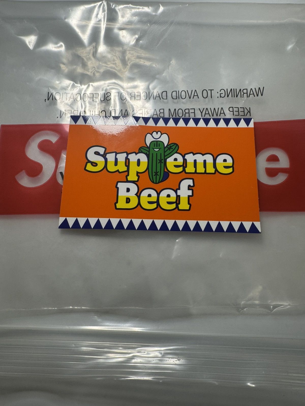 Supreme Supreme Beef Sticker Size ONE SIZE - 1 Preview