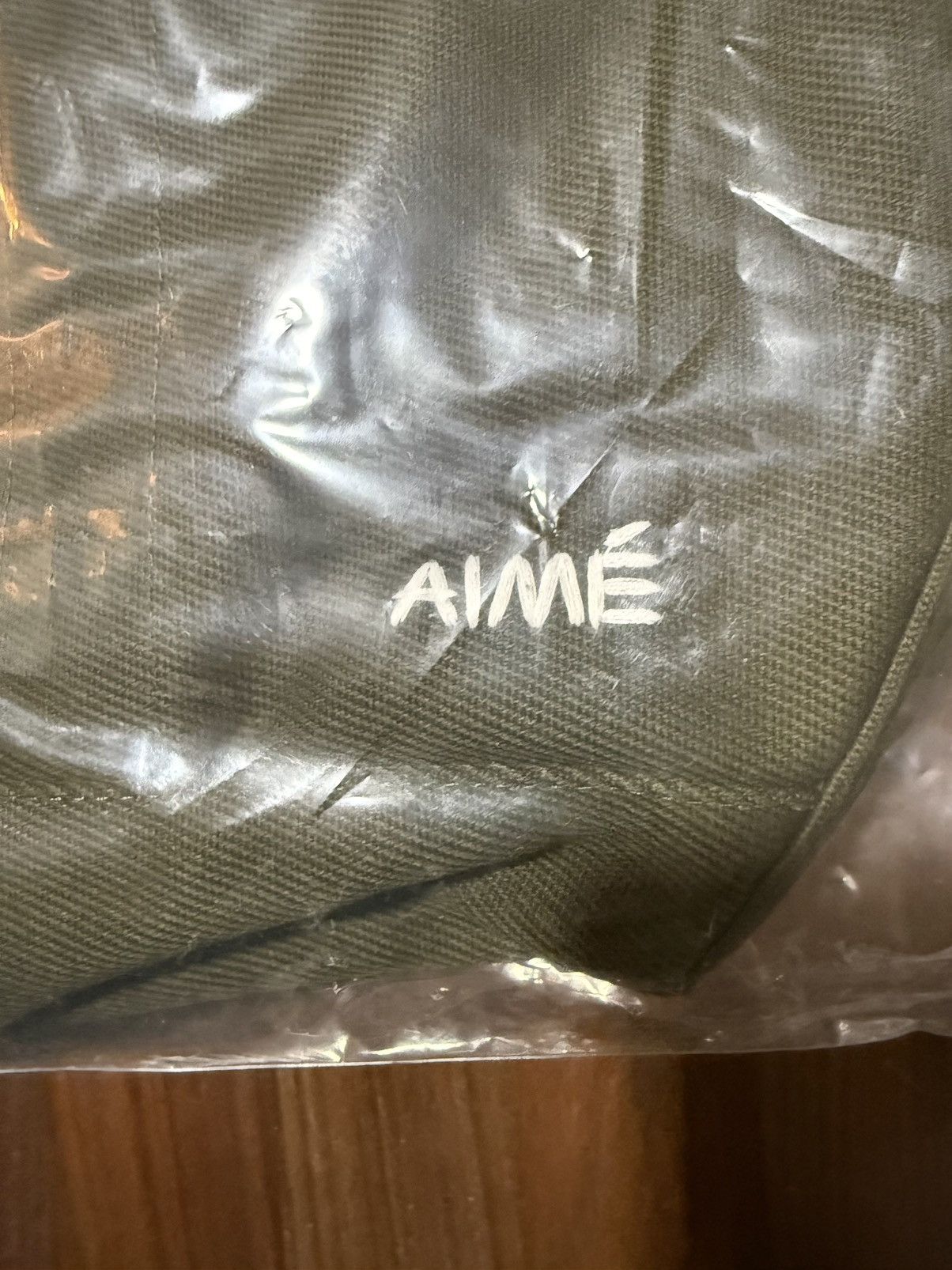 Aime Leon Dore Aime Leon Dore Floral Embroidered Large Canvas Tote Olive Size ONE SIZE - 5 Thumbnail
