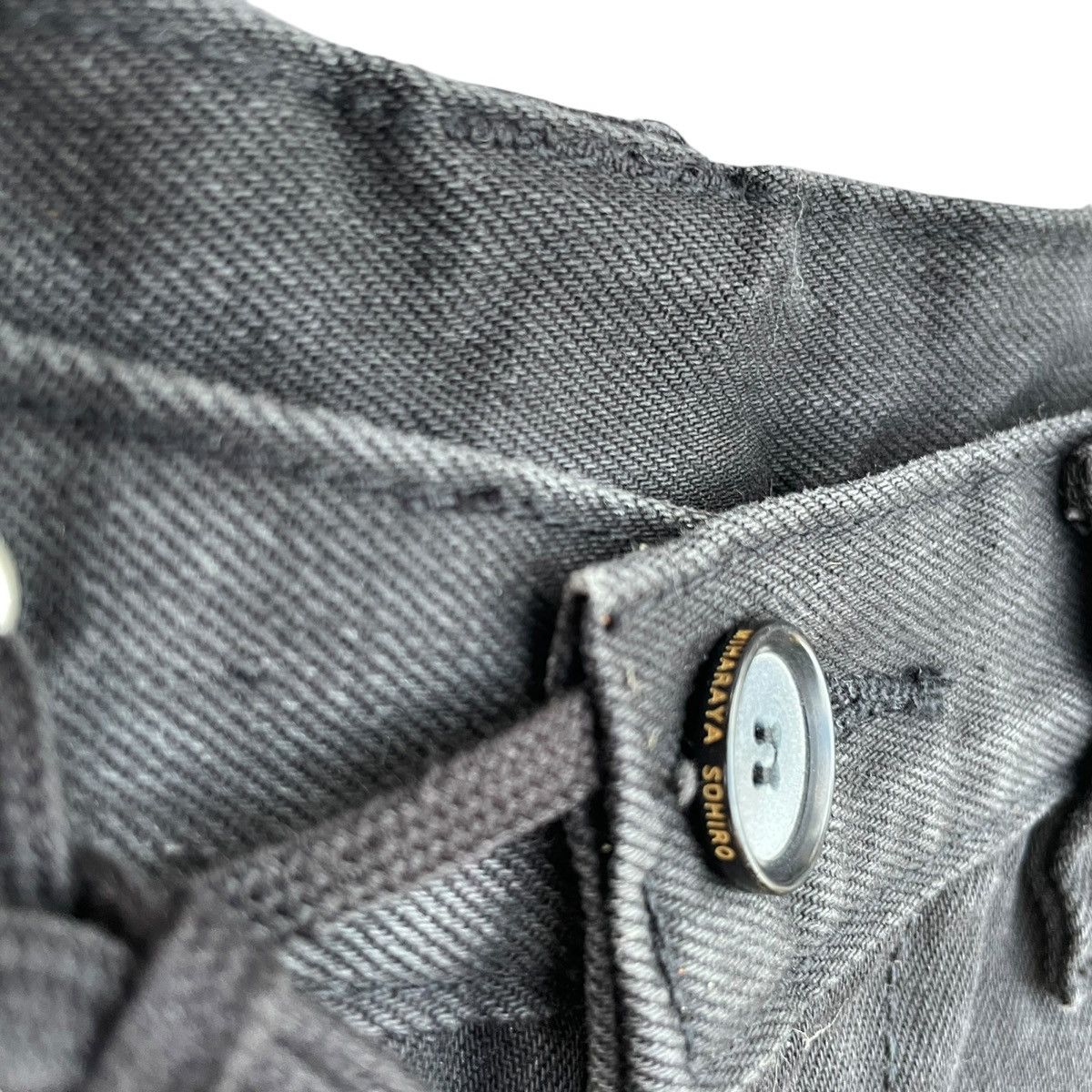 Maison MIHARA YASUHIRO MIHARA YASUHIRO - Black Washed Denim Double Pocket Shorts Size US 31 - 3 Thumbnail