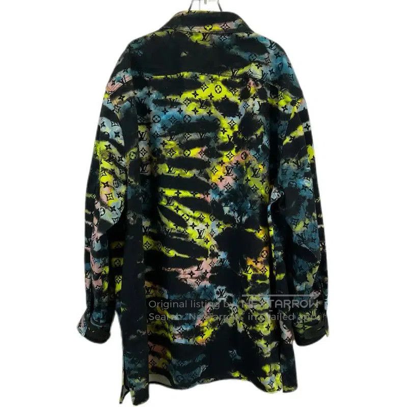 Louis Vuitton Louis Vuitton Colorful Denim Jacket for Women . Size XXL / US 16-18 / IT 52-54 - 2 Thumbnail