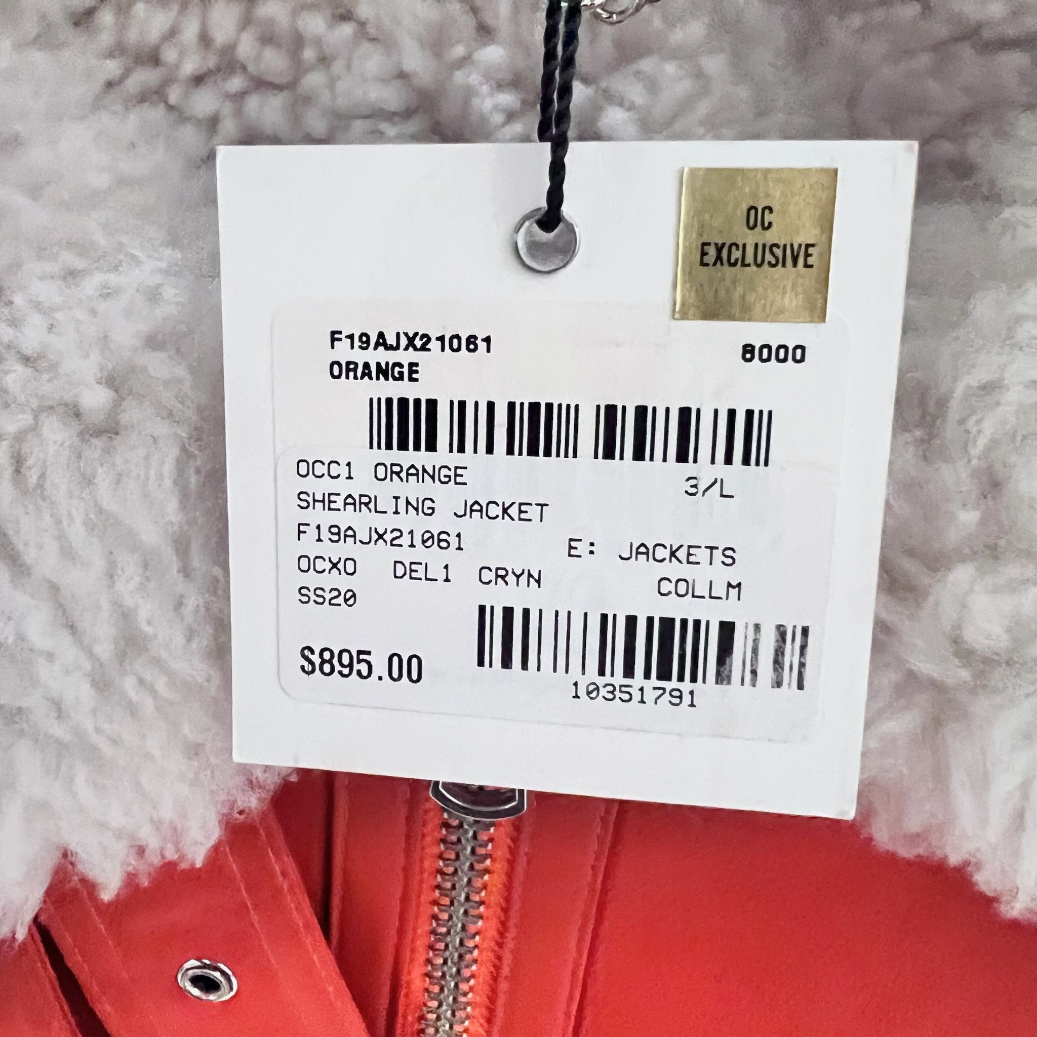 Opening Ceremony Opening Ceremony Exclusive Leather Shearling Flight Jacket Size US L / EU 52-54 / 3 - 10 Thumbnail