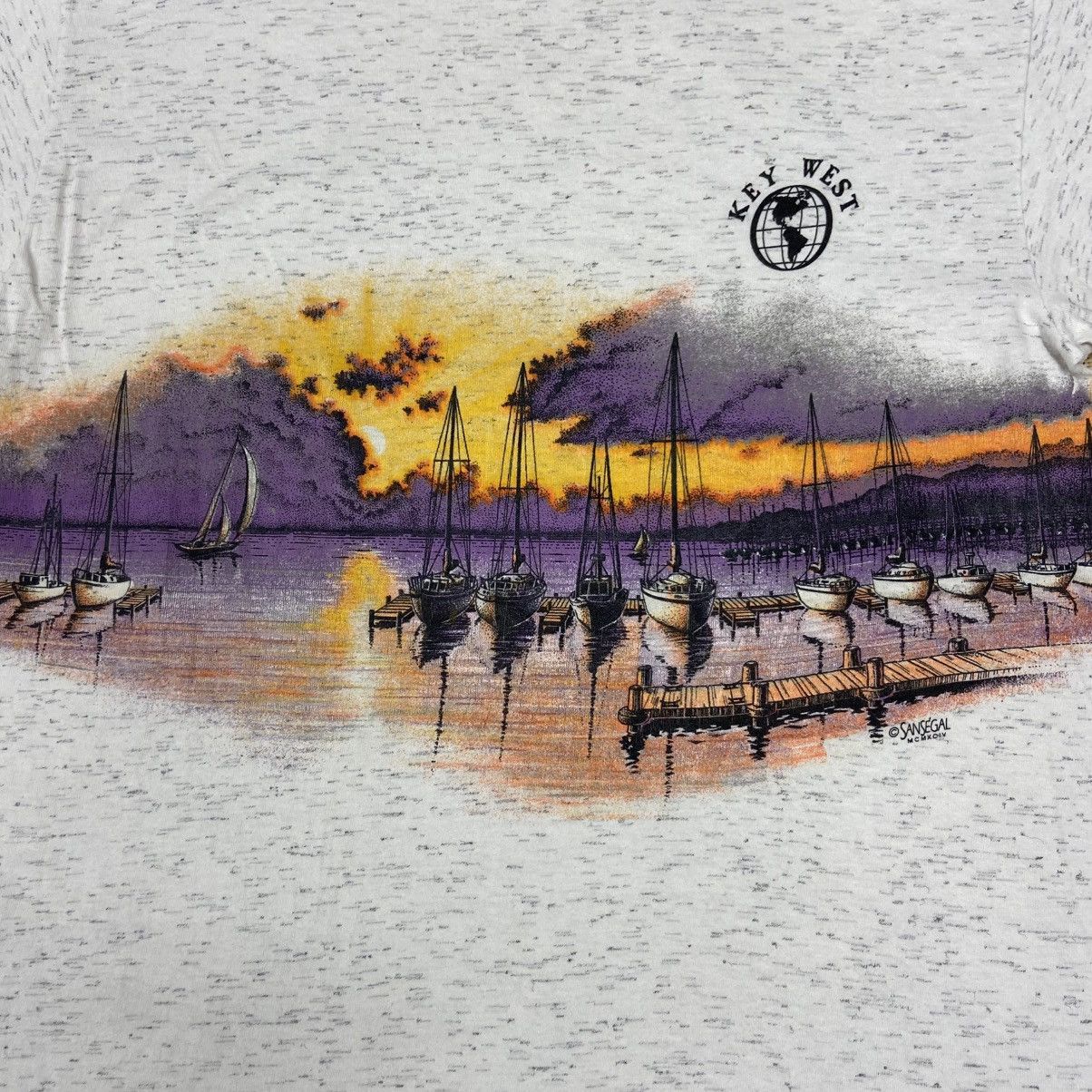 Vintage Vintage Key West Boat Line Shirt Size US L / EU 52-54 / 3 - 4 Thumbnail