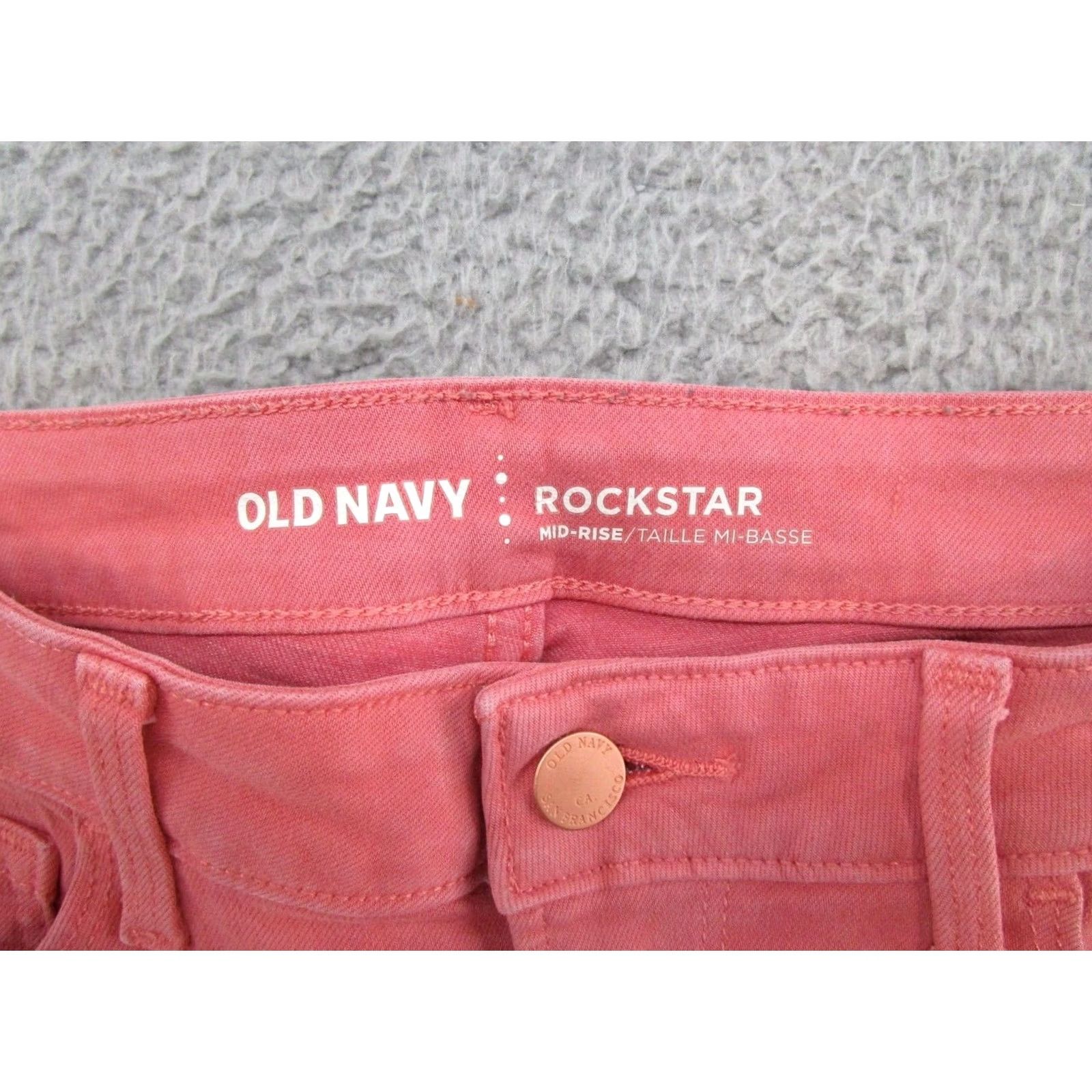 Old Navy VINTAGE Old Navy Rockstar Distressed Pink Denim Jeans Women 2 Reg Stretch Denim Jeans Pink Women Size 2 Distressed Ankle Stretch Size 26" / US 2 / IT 38 - 4 Thumbnail