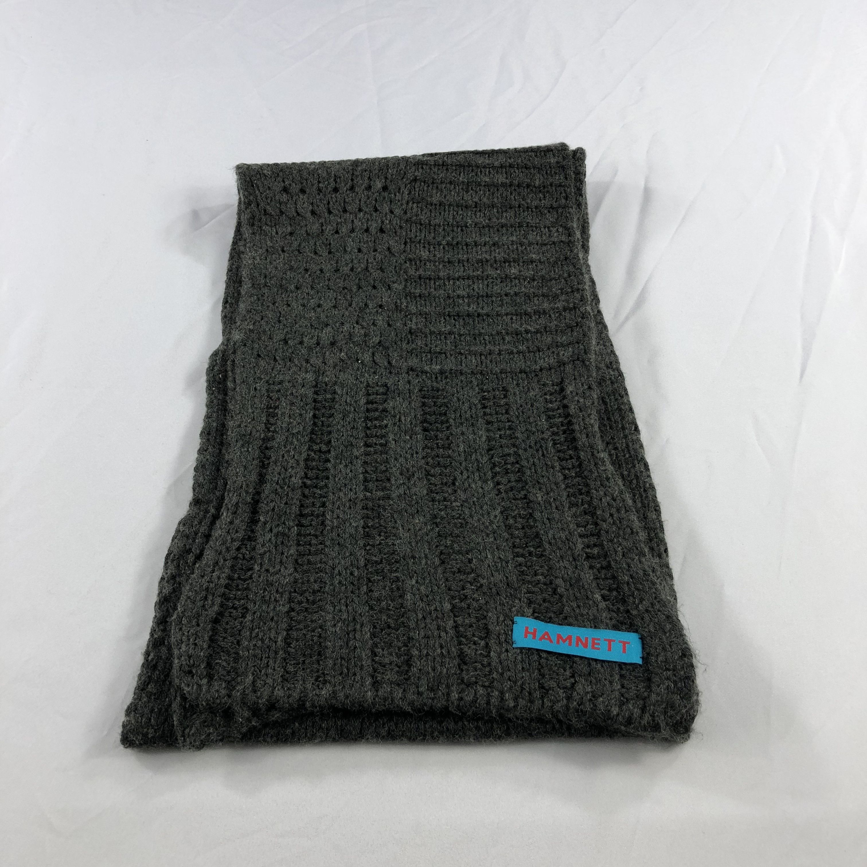 Katharine Hamnett London Hamnett Wool Scarf Muffler V905 Size ONE SIZE - 2 Thumbnail