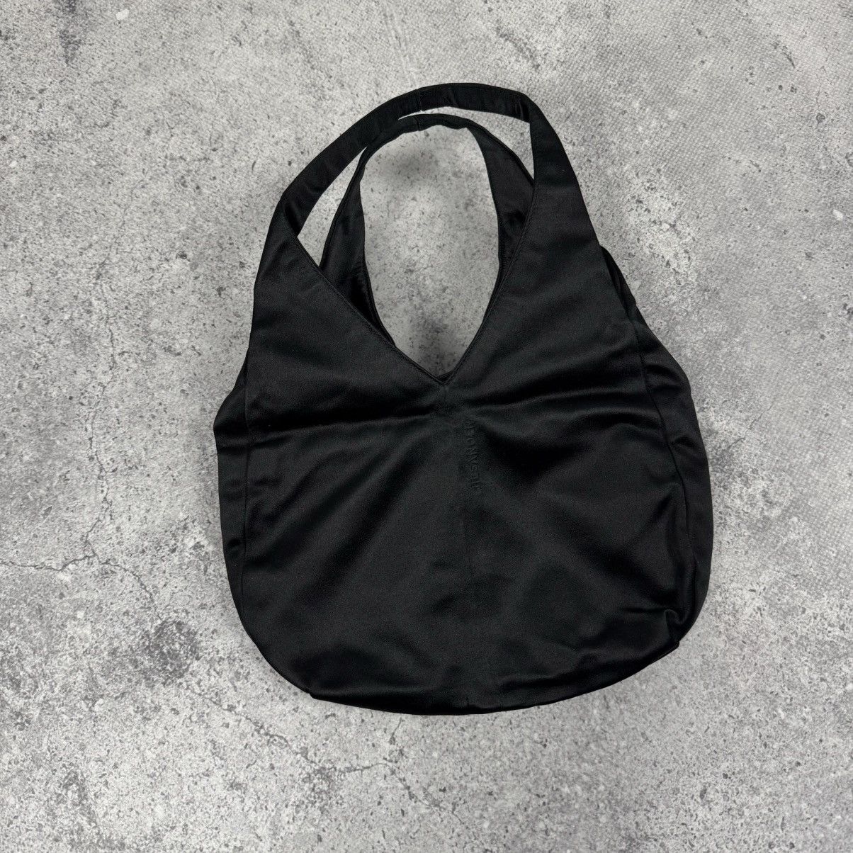 Jil Sander Rare Jil Sander Black Satin Hand Bag Clutch Shoulder Bag Size ONE SIZE - 4 Thumbnail