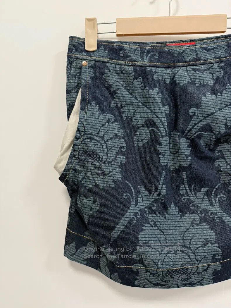 Vivienne Westwood Vivienne Westwood Court jacquard denim skirt with asymmetr Size 26" / US 2 / IT 38 - 3 Thumbnail