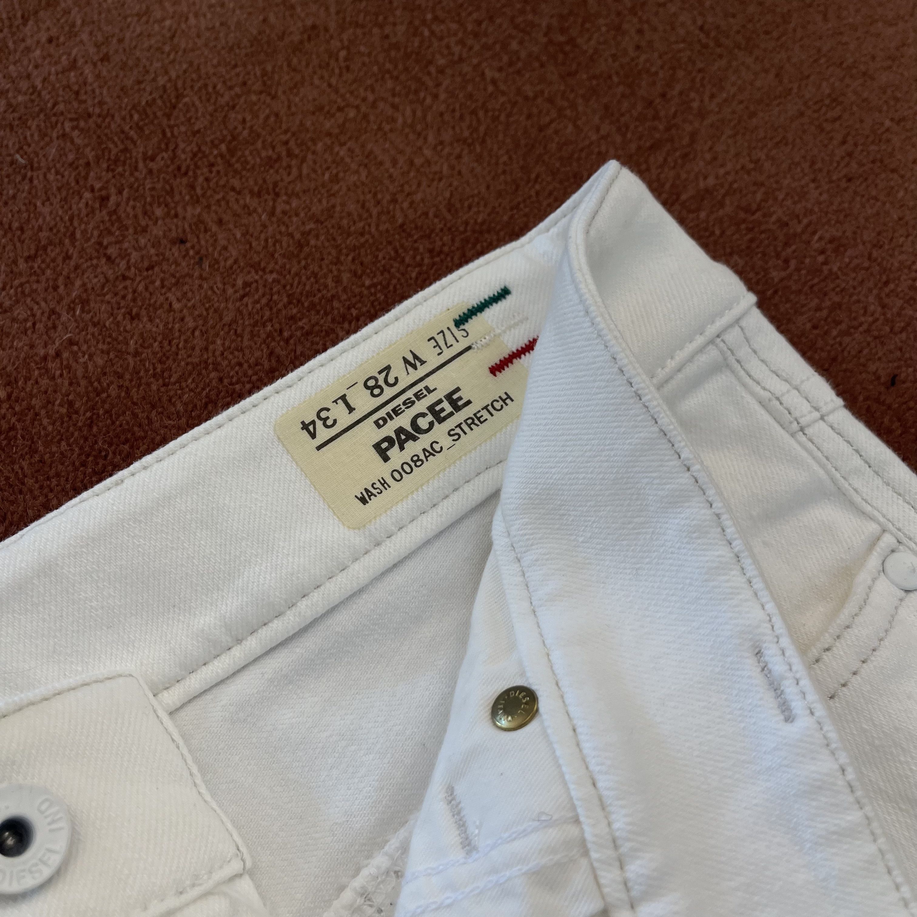 Diesel Diesel White Denim Flares Sample Size US 28 / EU 44 - 5 Thumbnail
