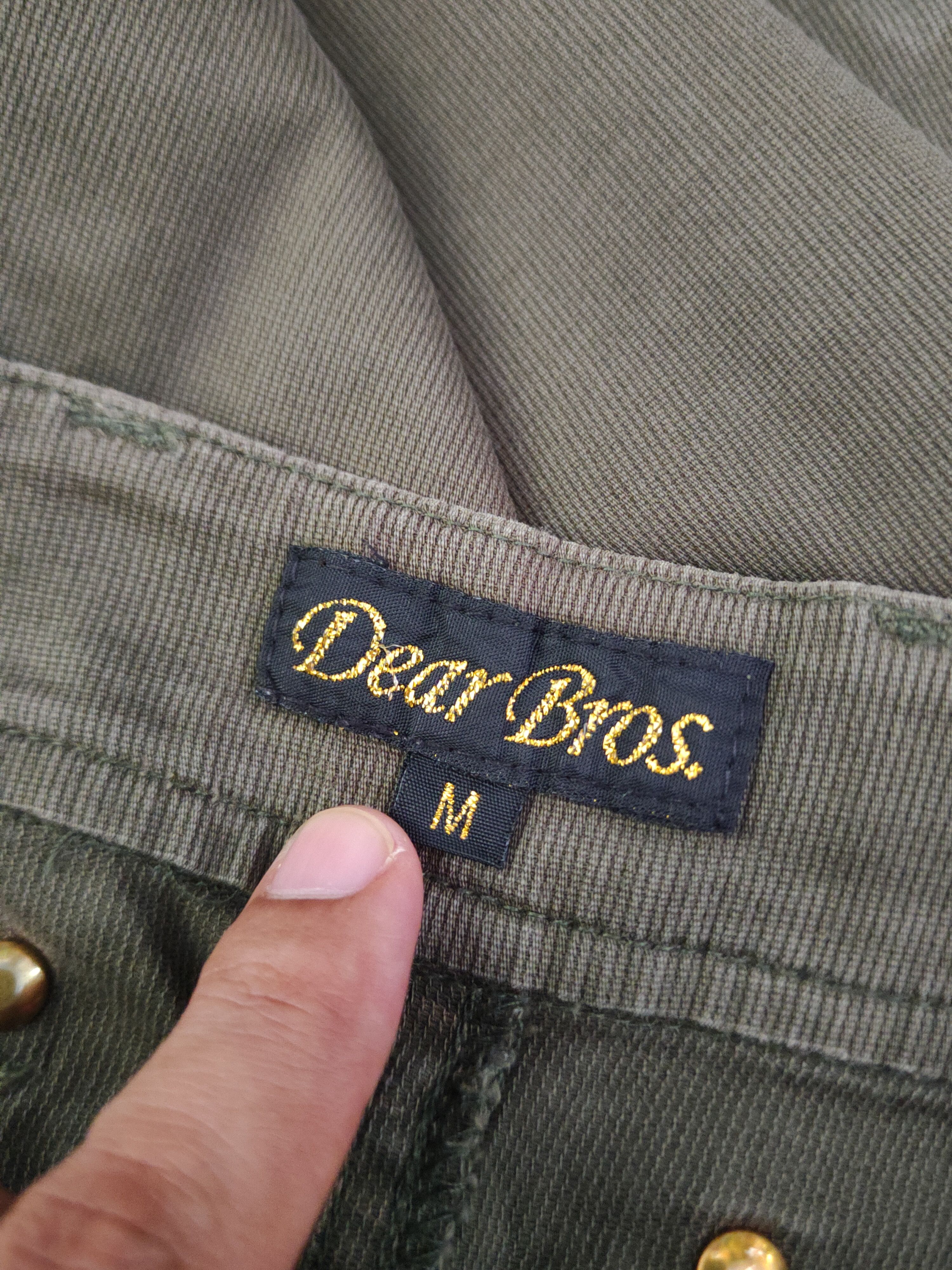 Japanese Brand DL Dear Bros Olive Multipocket Tactical Cargo Pants #1504 Size 30" / US 8 / IT 44 - 13 Thumbnail