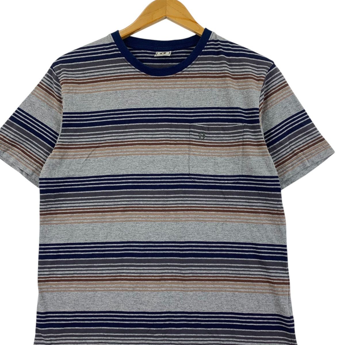 Hang Ten Vintage HANG TEN HAWAII Honolulu Striped Tee Shirt Top Size US M / EU 48-50 / 2 - 3 Thumbnail