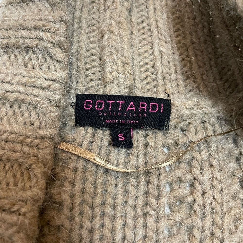 Other Gottardi Collection Brown Knit Long Cardigan Made in Italy Size S / US 4 / IT 40 - 6 Thumbnail