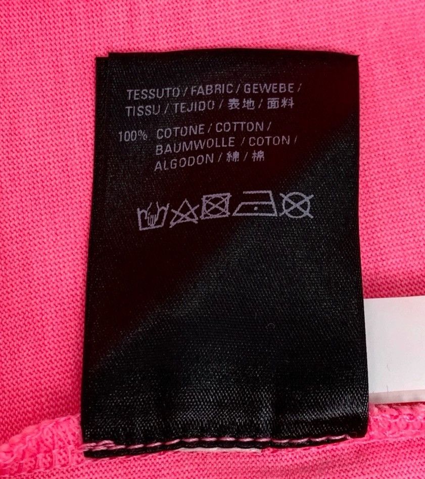 Balenciaga Balenciaga logo letter embroidery round neck pink cotton s Size US M / EU 48-50 / 2 - 8 Thumbnail