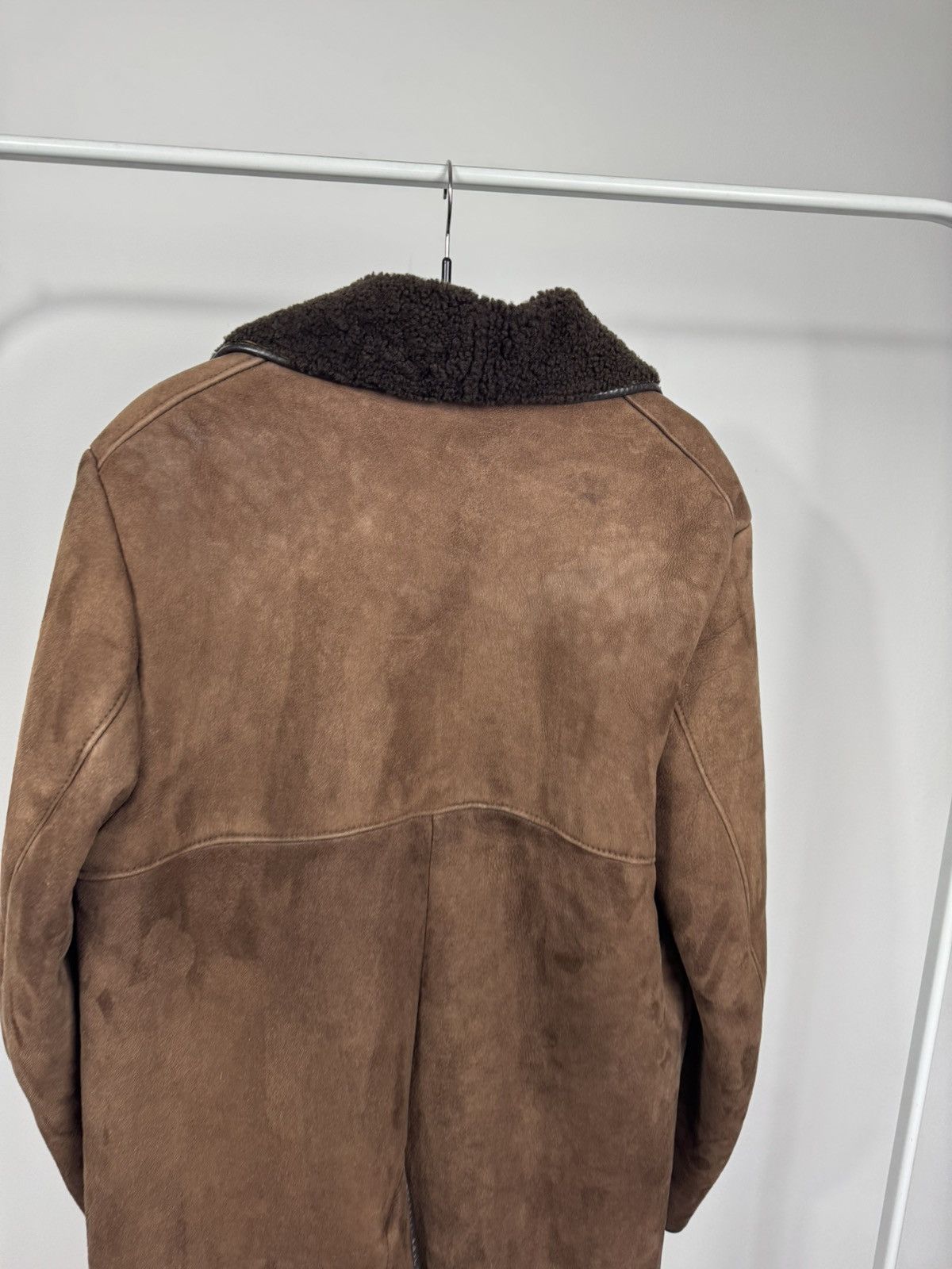 Other Vintage Women’s Genuine Sheepskin Shearling Leather Coat Size XL / US 12-14 / IT 48-50 - 12 Thumbnail